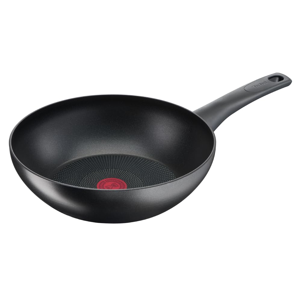 tefal-ultimate-on-wokpfanne-28-cm-g26019-titanium-antihaftversiegelung-mit-therm image 1