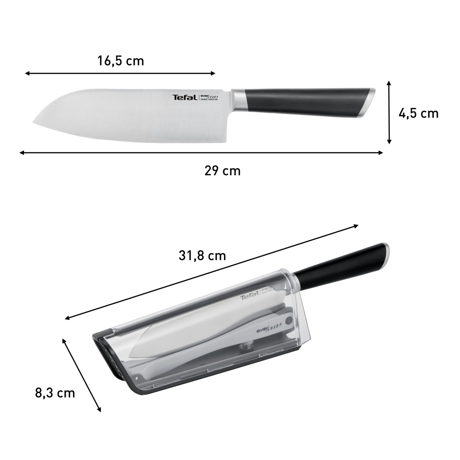 tefal-k25790-eversharp-santokumesser-16-5-cm-mit-integriertem-messersch-rfer-kli image 7