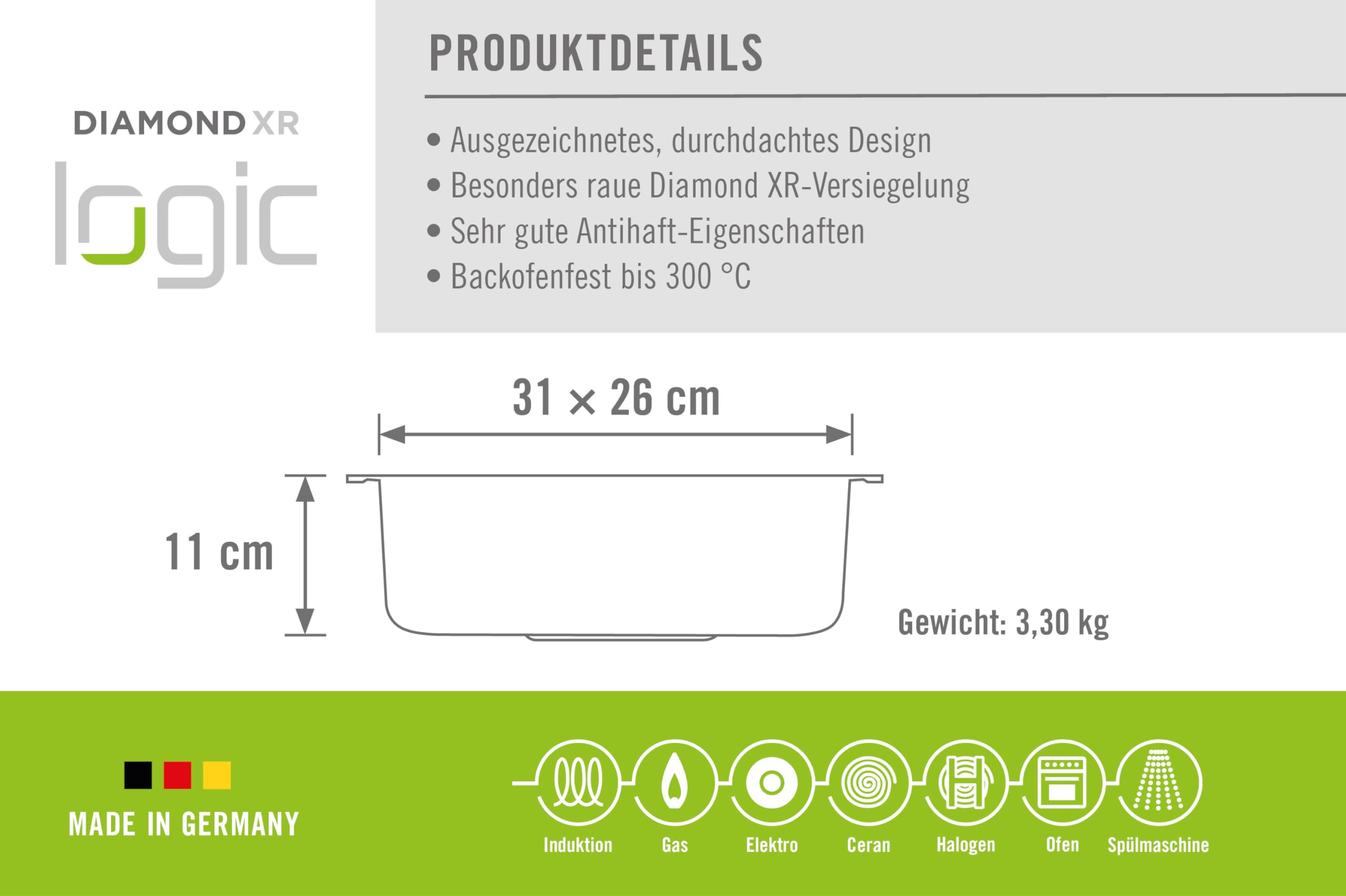 woll-diamond-logic-xr-br-ter-31-x-26-cm-mit-glasdeckel-induktion-aluminiumguss-a image 3
