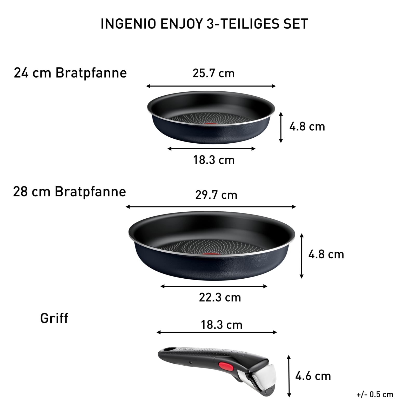 tefal-ingenio-enjoy-l72390-3-teiliges-pfannenset-24-28-cm-mit-abnehmbarem-griff- image 2