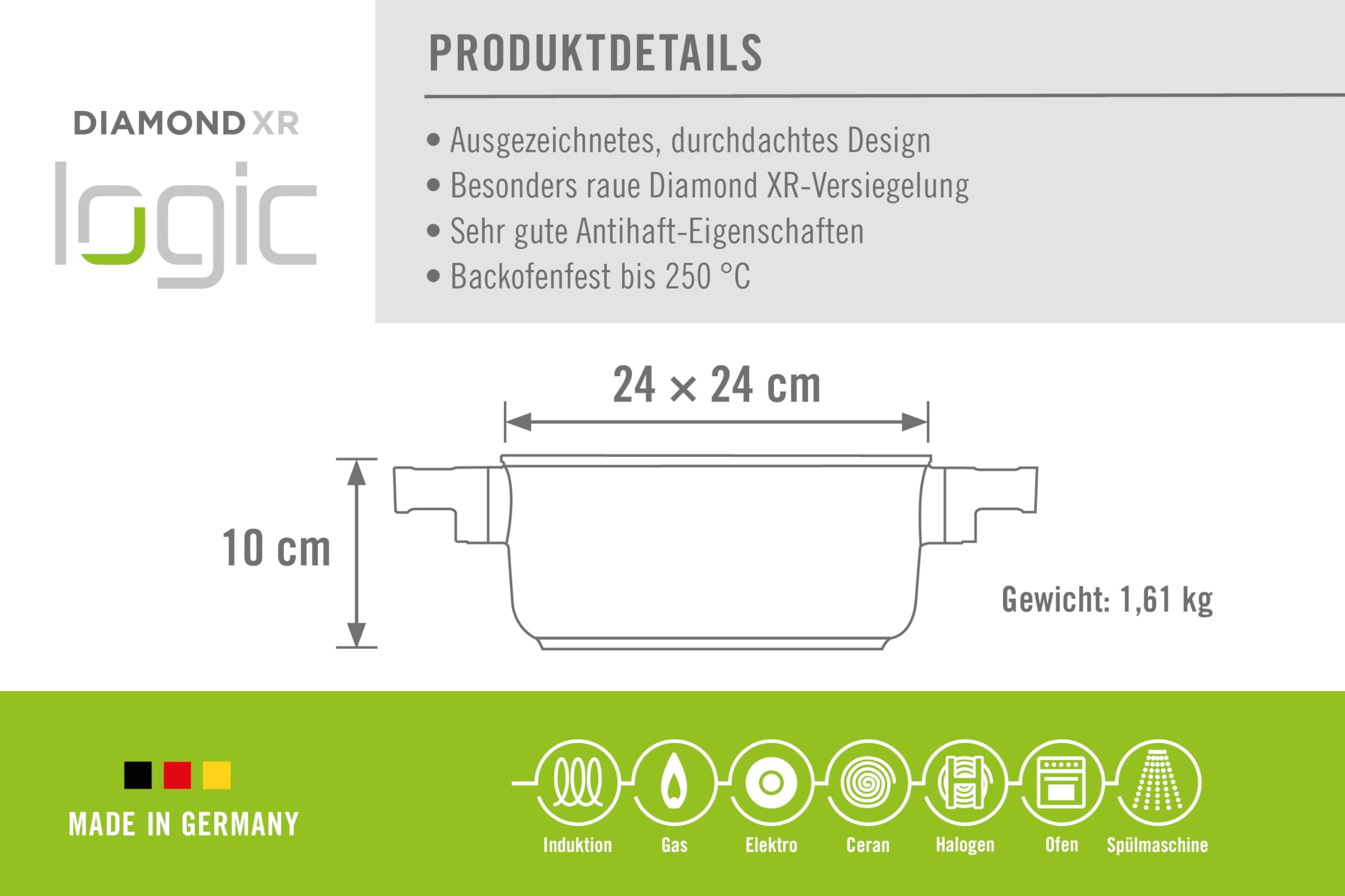 woll-diamond-logic-xr-kasserolle-viereckig-24-x-24-cm-10-cm-hoch-mit-abnehmbarem image 3