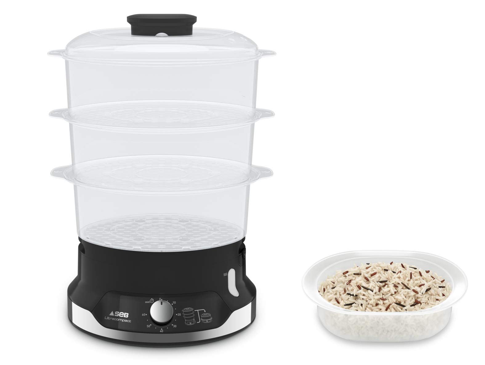 tefal-ultracompact-vc2048-dampfgarer-9-l-3-aufs-tze-60-min-timer-800-w image 1
