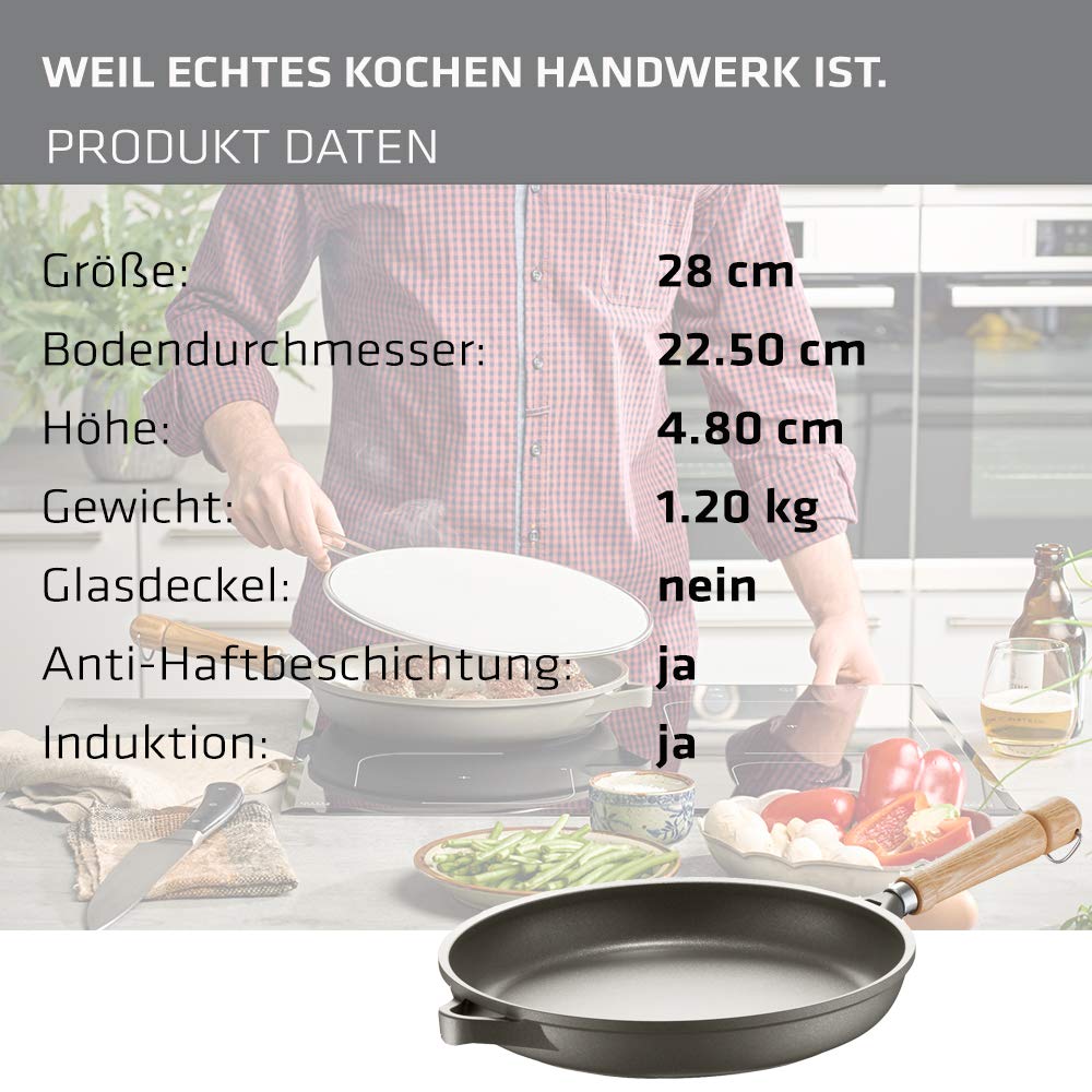 berndes-bratpfanne-bonanza-induktion-28-cm-mit-holzgriff-aluguss-3-lagige-antiha image 3
