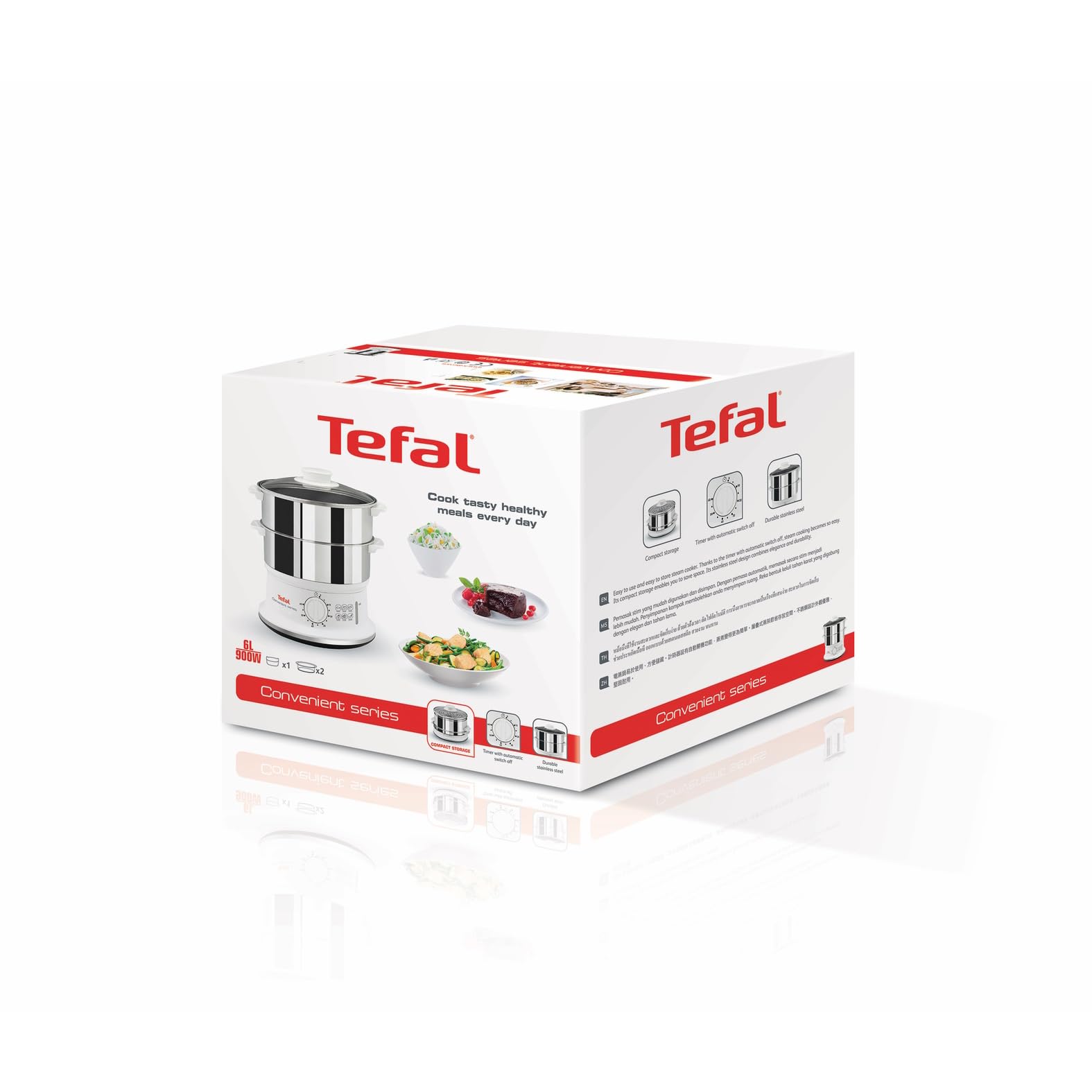 tefal-vc1451-dampfgarer-6-l-fassungsverm-gen-2-edelstahlbeh-lter-timer-900-w-wei image 8