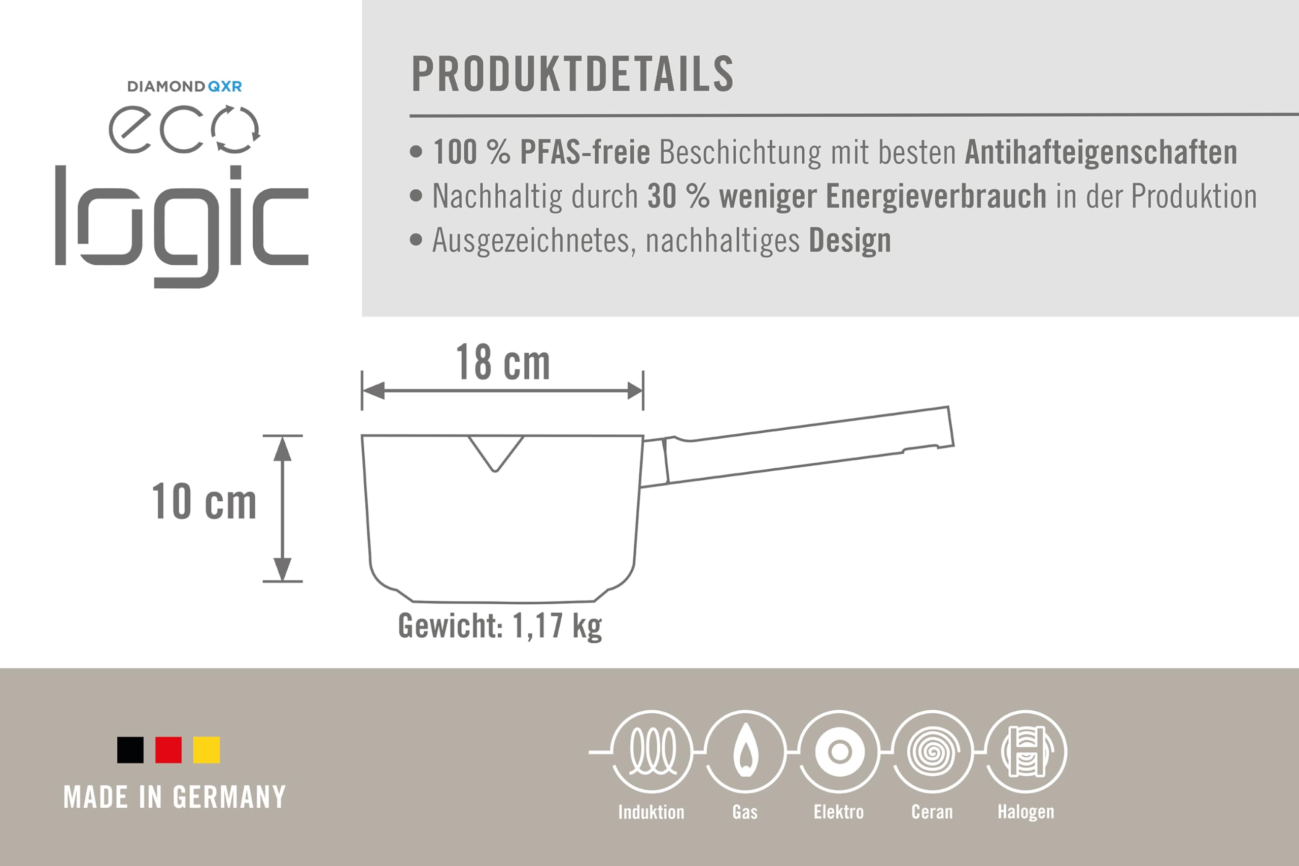 woll-diamond-logic-qxr-saucentopf-18-cm-2-0-l-pfas-freier-antihaft-milchtopf-mit image 4