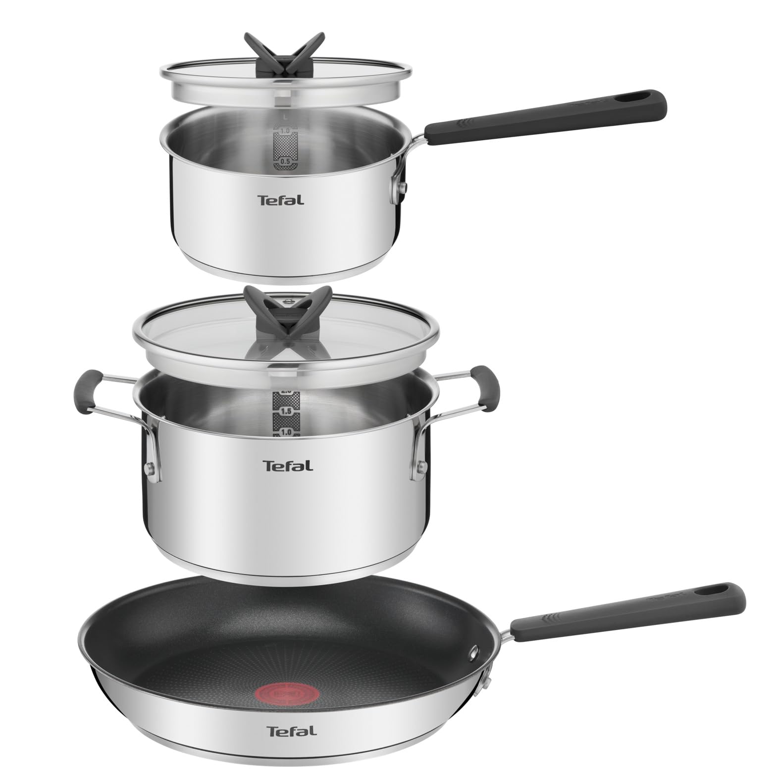 tefal-opti-space-topf-pfannenset-5-teilig-g737s5-edelstahl-stielkasserolle-16-cm image 2