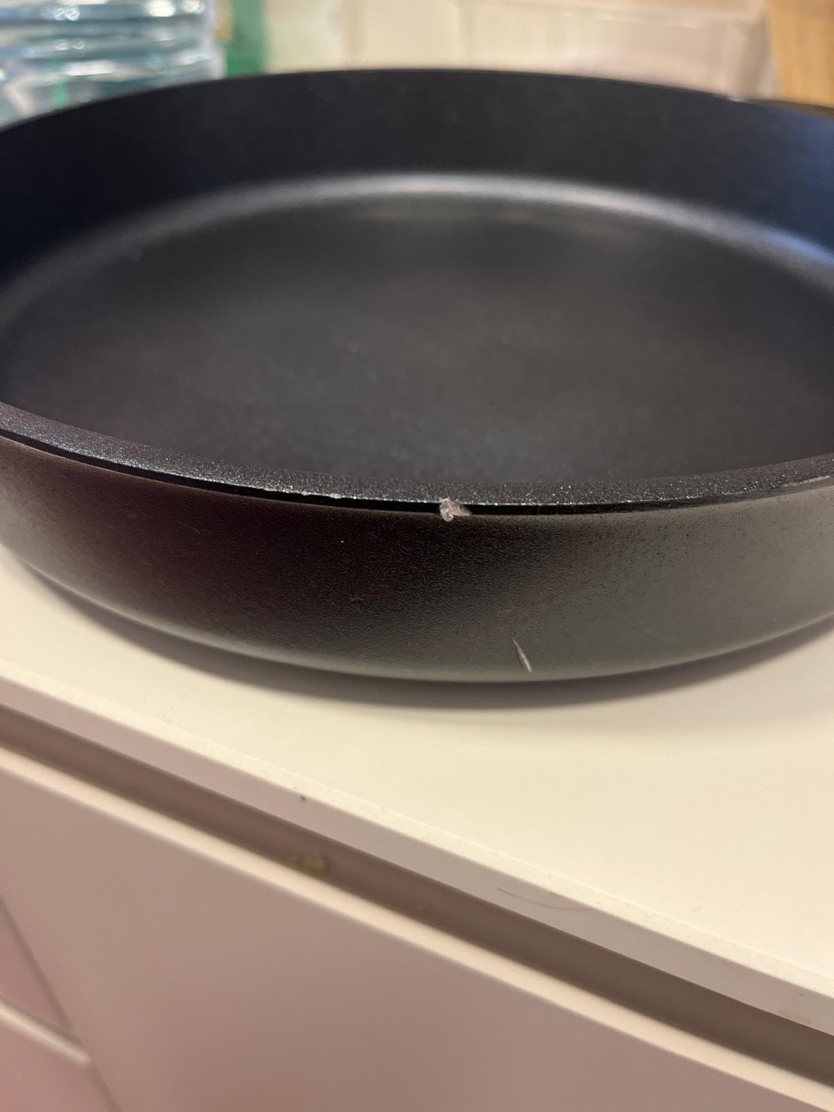 Sehr gute Pfanne mit kleinem Haken