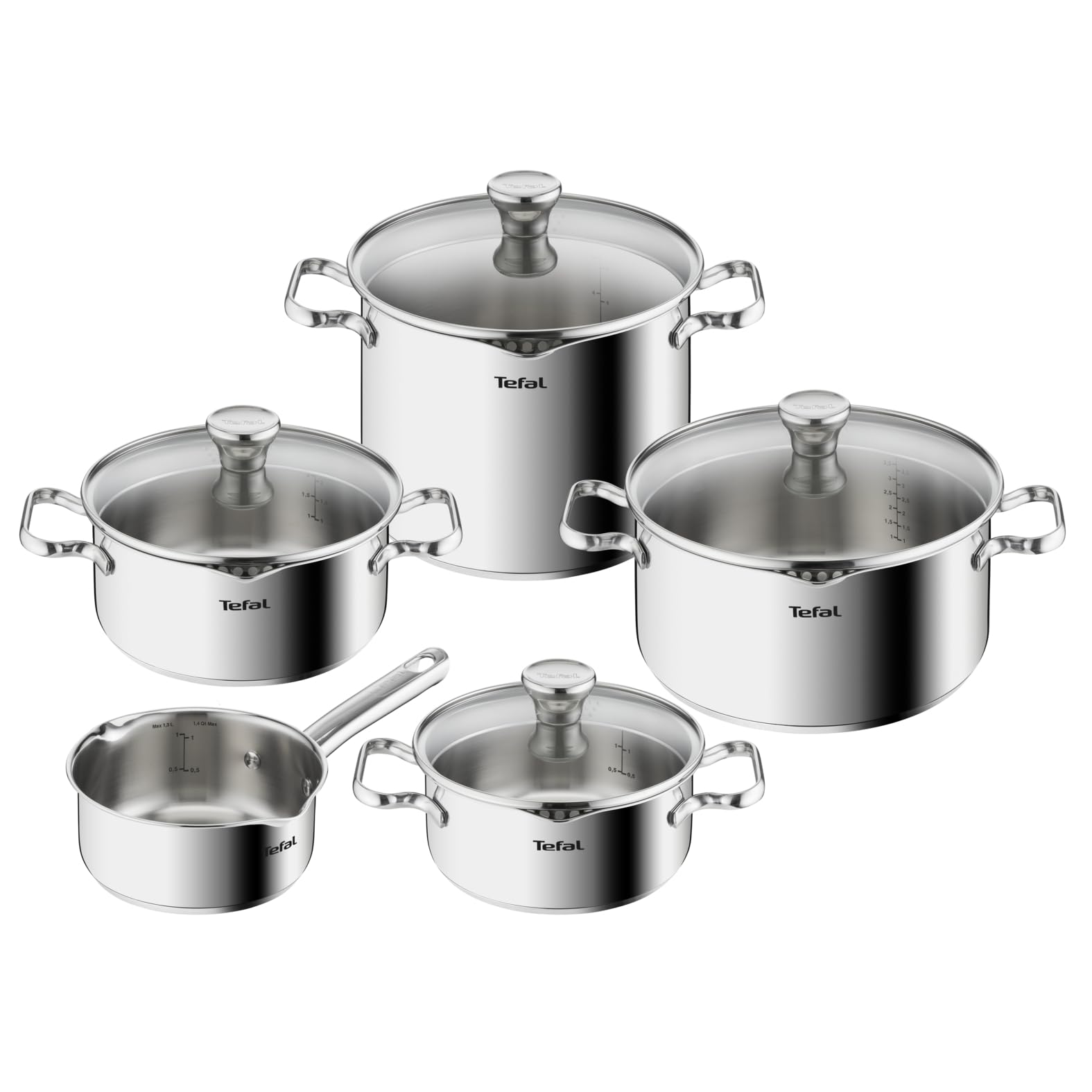 tefal-duetto-topfset-9-teilig-a705s9-edelstahl-induktionst-pfe-mit-siebdeckel-ba image 1