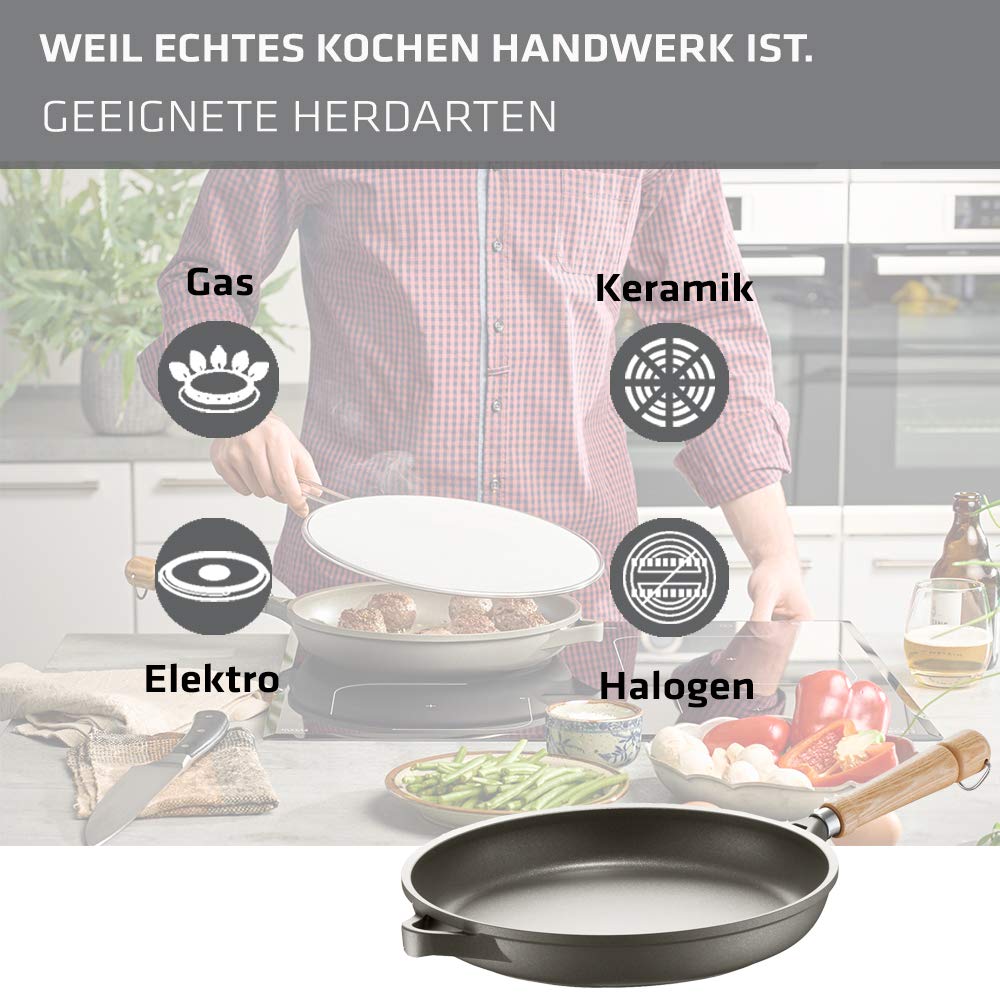 berndes-bonanza-bratpfanne-28-cm-aluguss-mit-3-lagiger-antihaftversiegelung-holz image 2