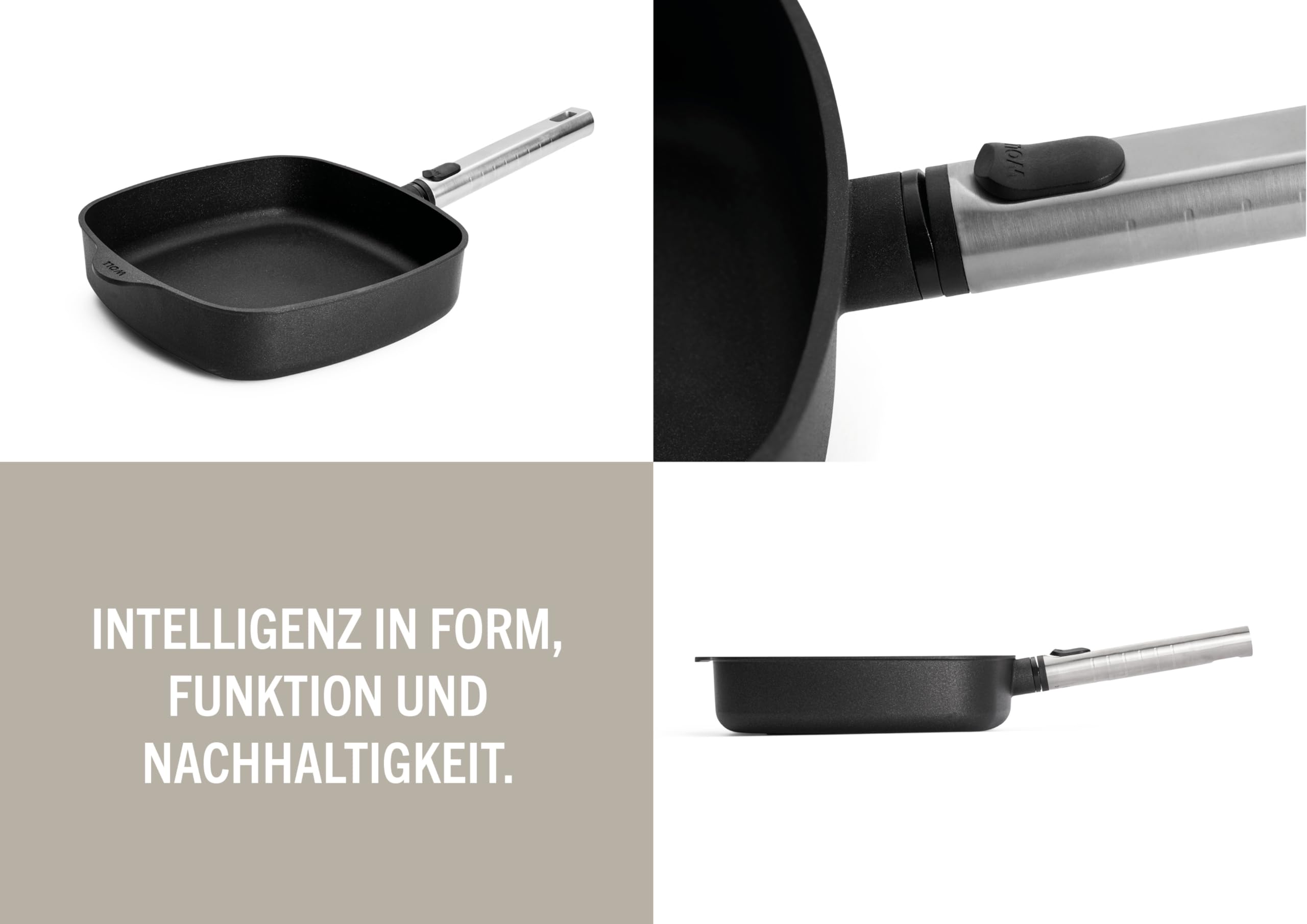 woll-eco-logic-qxr-viereckpfanne-24-24-cm-6-cm-hoch-mit-abnehmbarem-edelstahlsti image 2