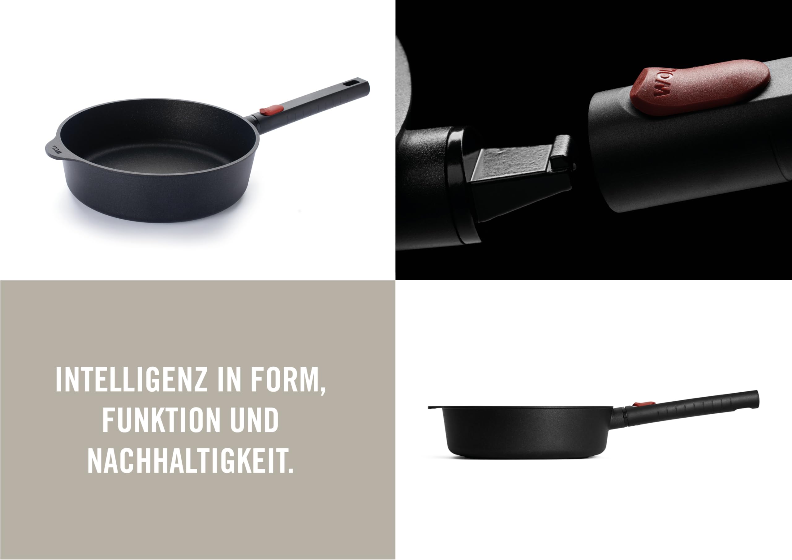 woll-eco-logic-qxr-guss-hochrandpfanne-24-cm-mit-abnehmbarem-stiel-pfas-freie-an image 2