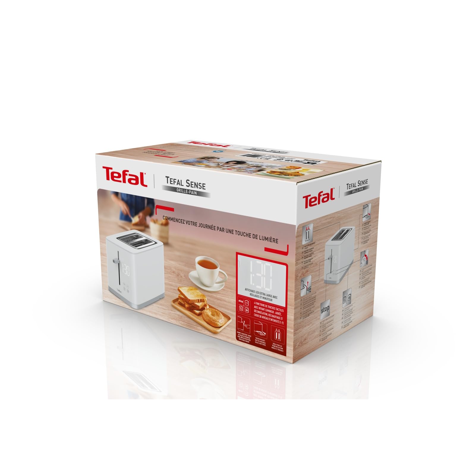 tefal-tt6931-sense-toaster-mit-digitaldisplay-7-br-unungsstufen-countdown-auftau image 7