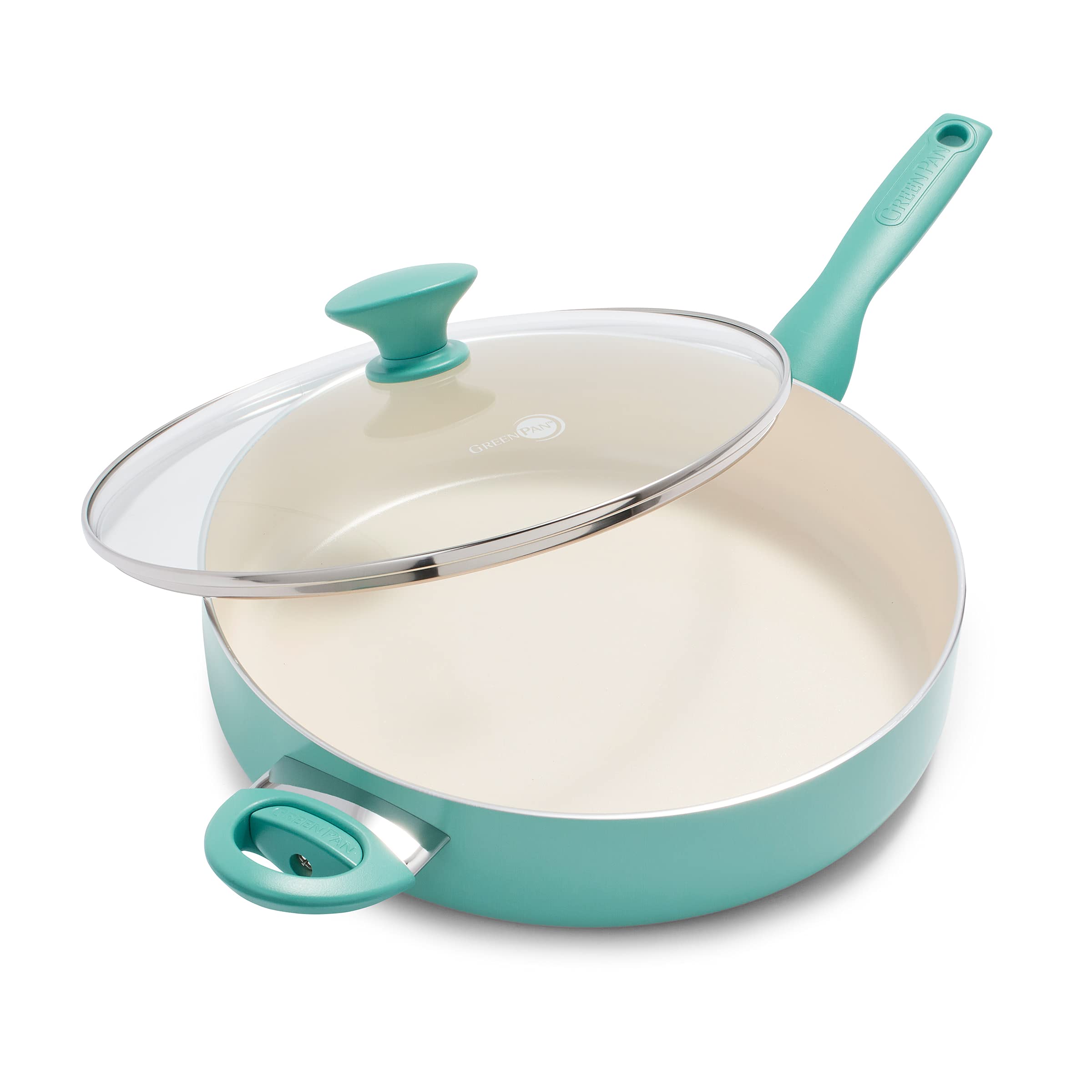 greenpan-rio-schmorpfanne-30-cm-4-8-liter-mit-glasdeckel-keramische-antihaftbesc image 1