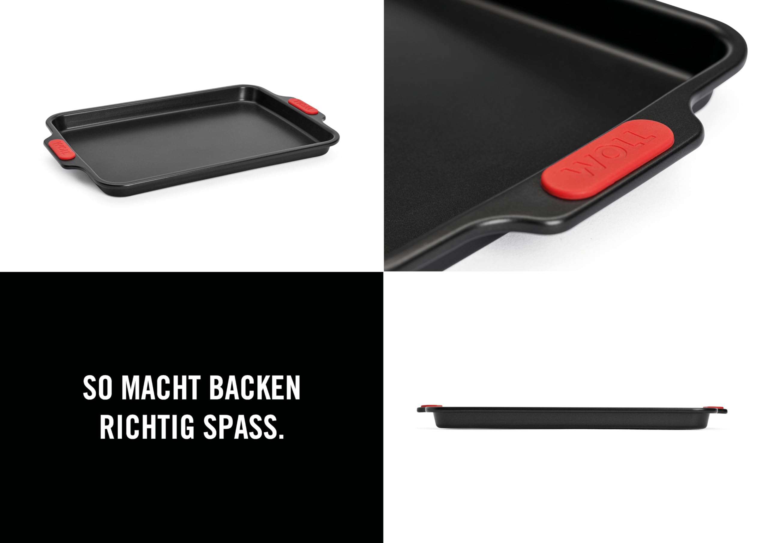 woll-bakeware-backblech-33-x-23-cm-mit-silikongriffen-pfas-freies-diamantverst-r image 2