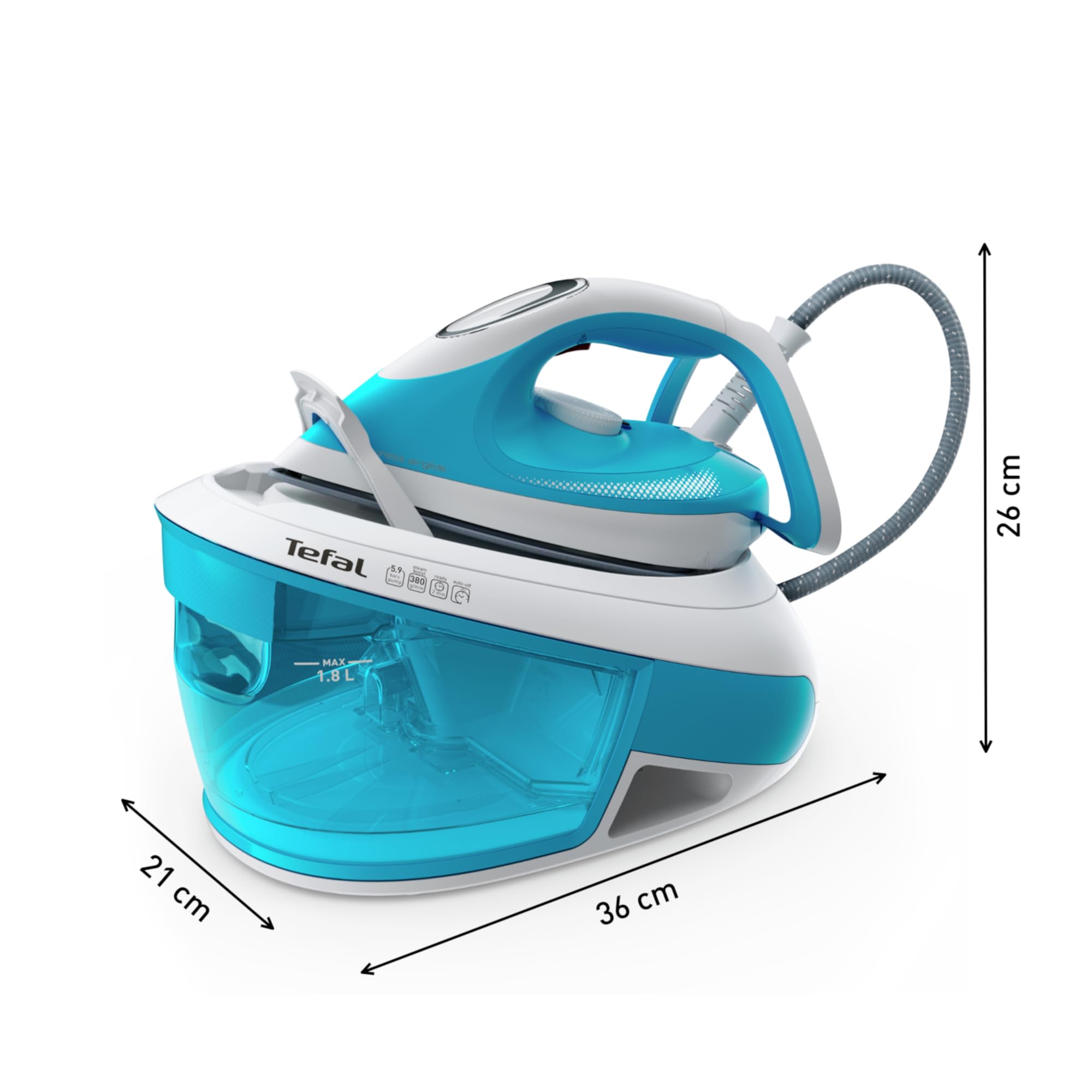 tefal-express-airglide-dampfb-gelstation-sv8002-2800-watt-5-9-bar-120-g-min-damp image 8