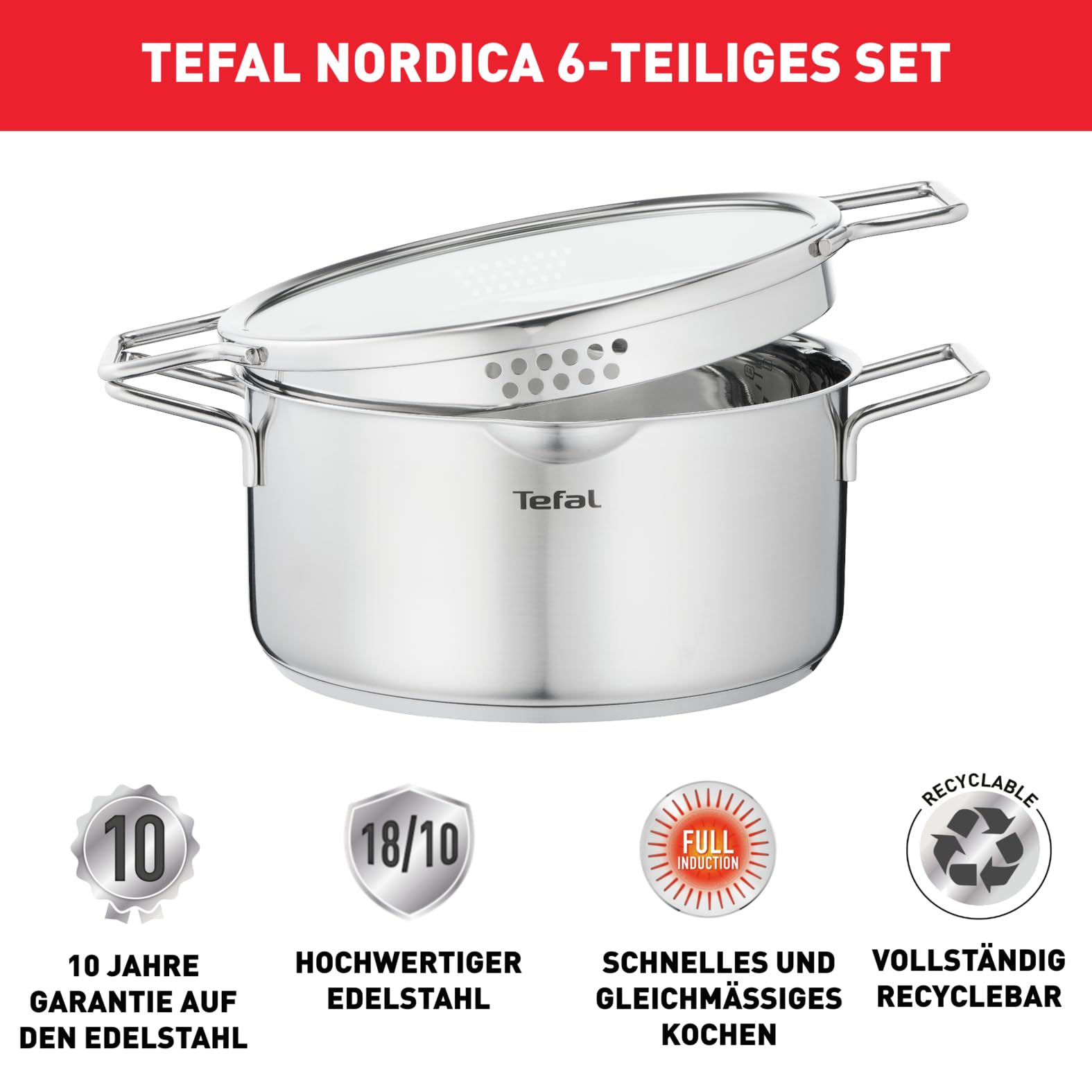 tefal-nordica-topf-und-pfannenset-6-teilig-h852s325-siebdeckel-mit-doppelgriff-s image 3