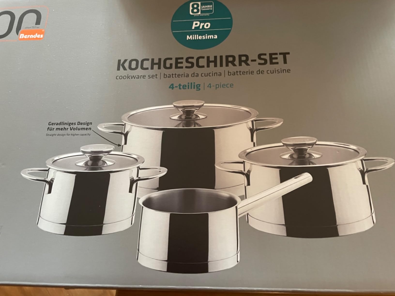 Ein Topf hatte eine Delle