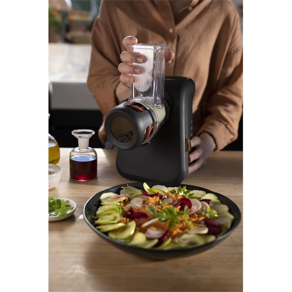 tefal-mb77en-eco-respect-elektrische-reibe-mit-3-kegel-aufs-tzen-200-w-eco-desig image 5
