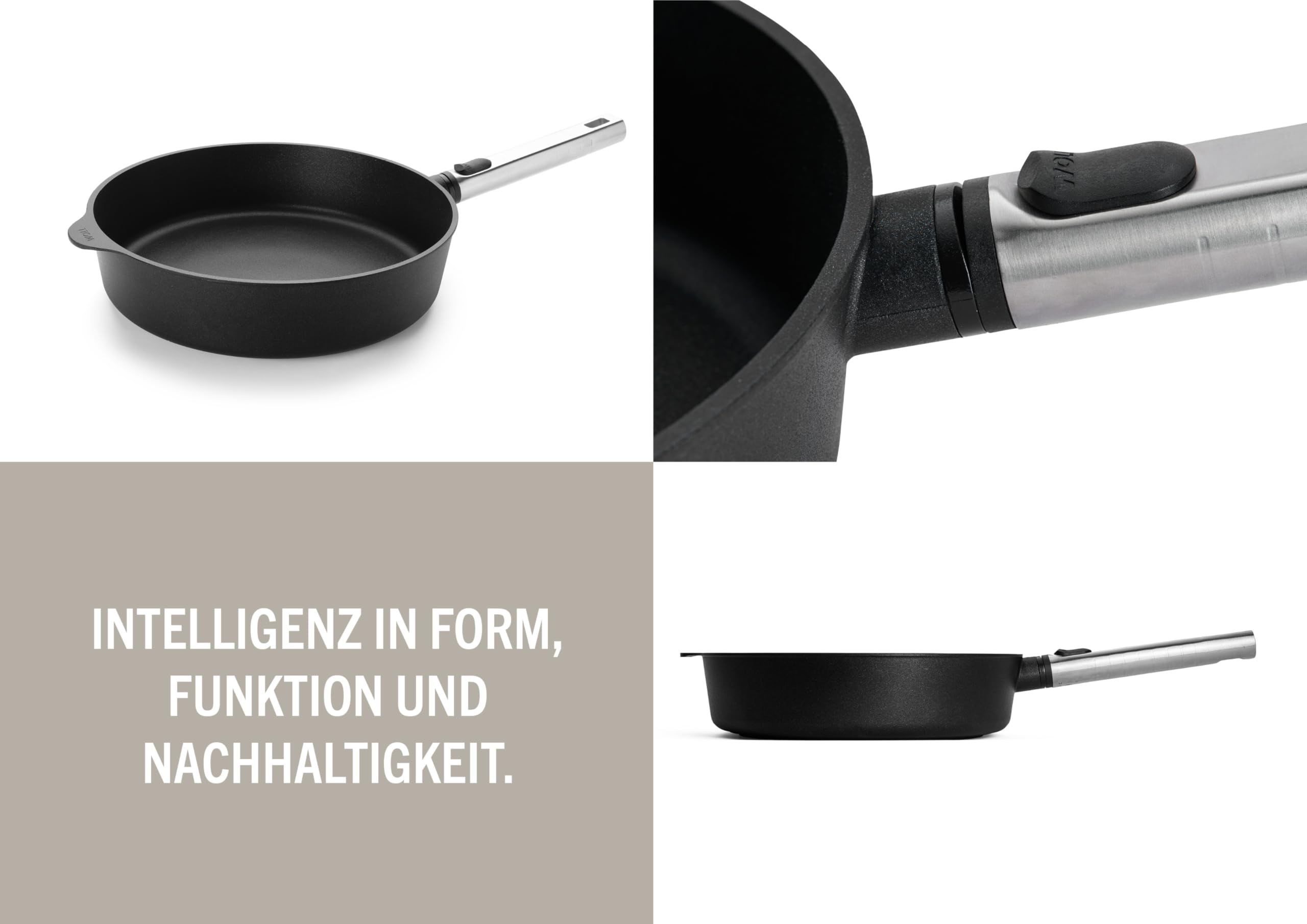 woll-eco-logic-qxr-hochrandpfanne-28-cm-7-cm-hoch-mit-abnehmbarem-edelstahlstiel image 2
