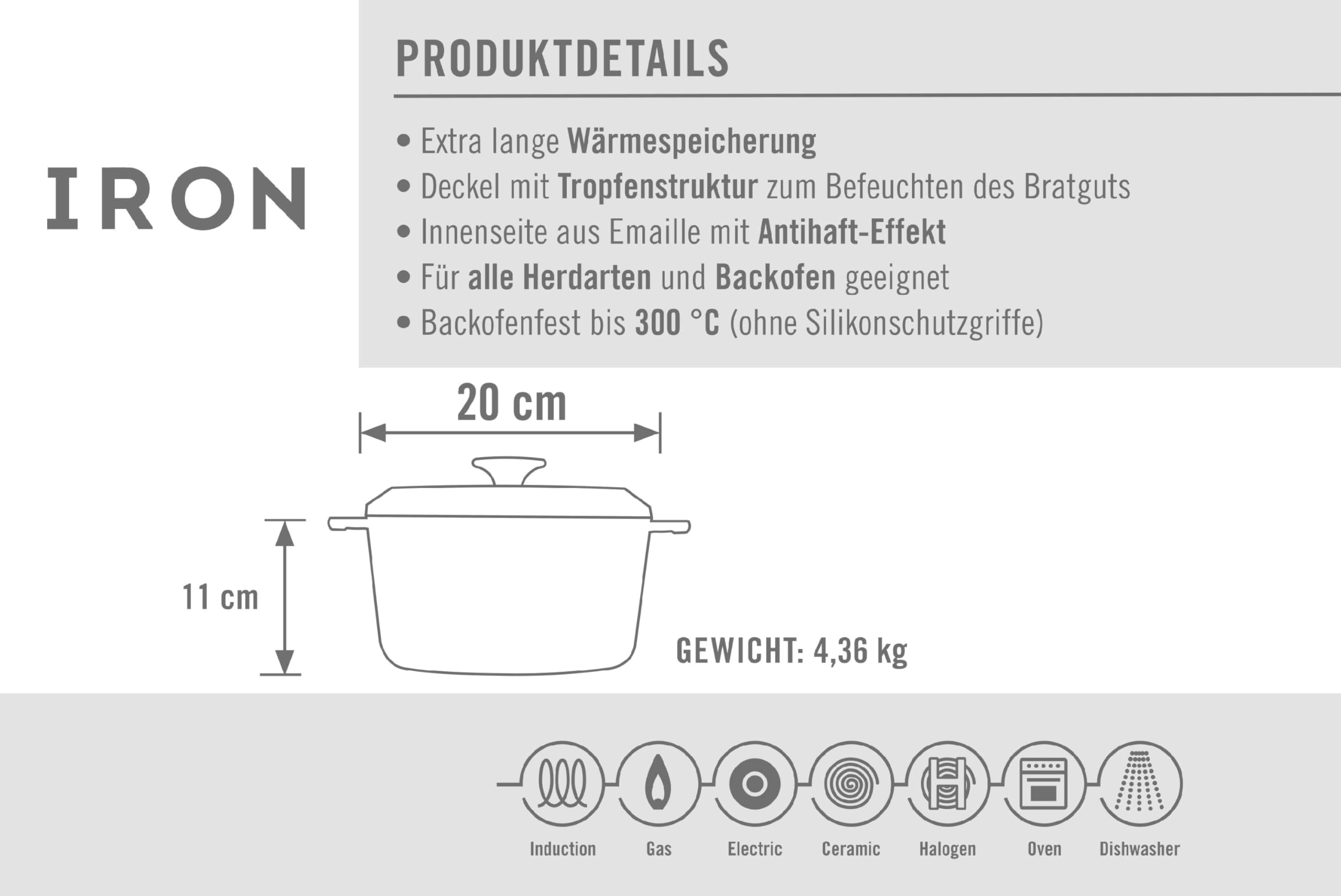woll-iron-gusseisentopf-20-cm-mit-deckel-und-silikongriffen-induktionsgeeignet-b image 5