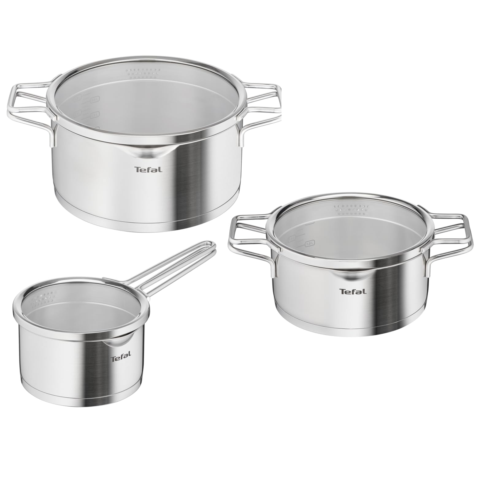 tefal-nordica-topf-und-pfannenset-6-teilig-h852s325-siebdeckel-mit-doppelgriff-s image 1