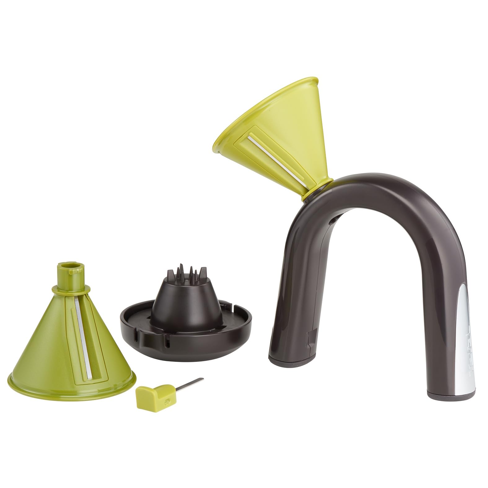 tefal-ingenio-spiralschneider-k22980-2-aufs-tze-f-r-spaghetti-und-b-nder-gr-n-sc image 2