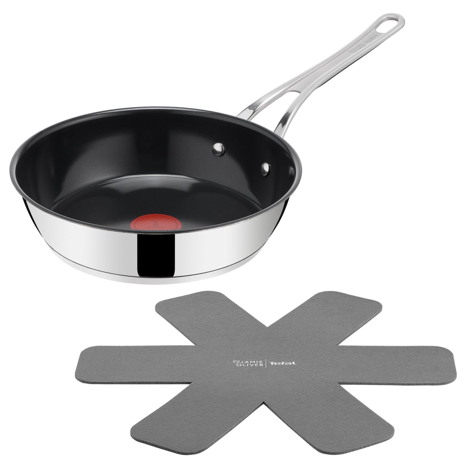 jamie-oliver-by-tefal-classic-cook-bratpfanne-h8812s55-24-cm-antihaftbeschichtet image 1