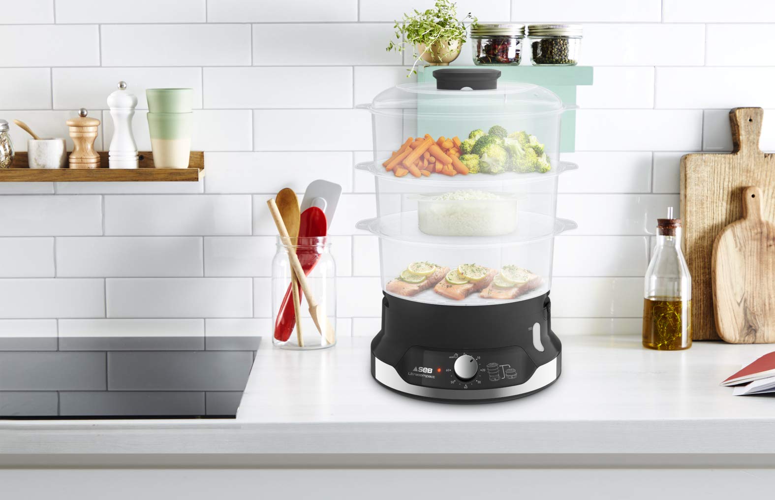 tefal-ultracompact-vc2048-dampfgarer-9-l-3-aufs-tze-60-min-timer-800-w image 6