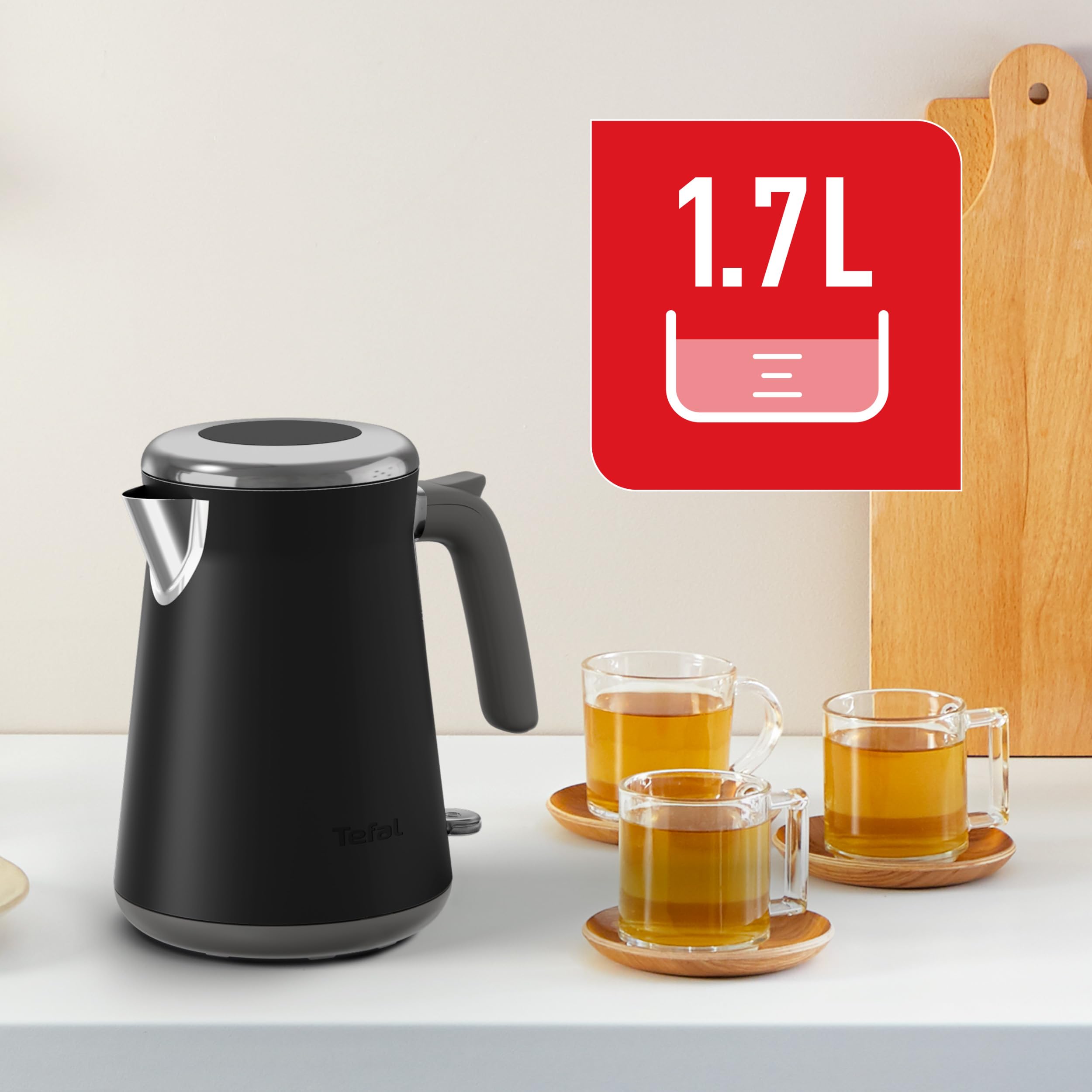 tefal-ki6668e0-collection-retro-wasserkocher-1-7-l-2400-w-edelstahl-schwarz image 2