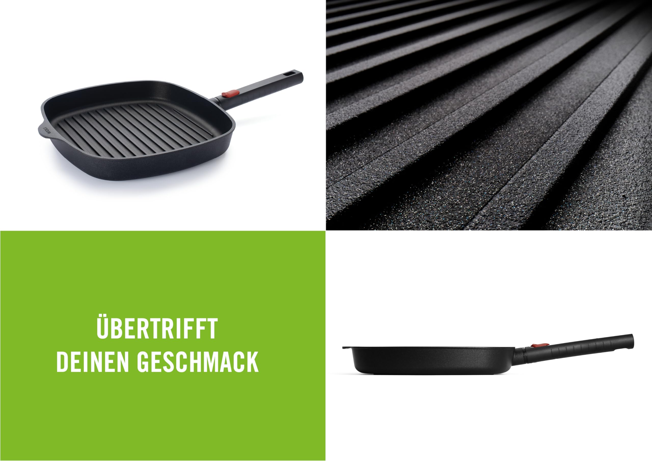 woll-diamond-logic-xr-grillpfanne-28-28-cm-viereckige-induktions-grillpfanne-mit image 2