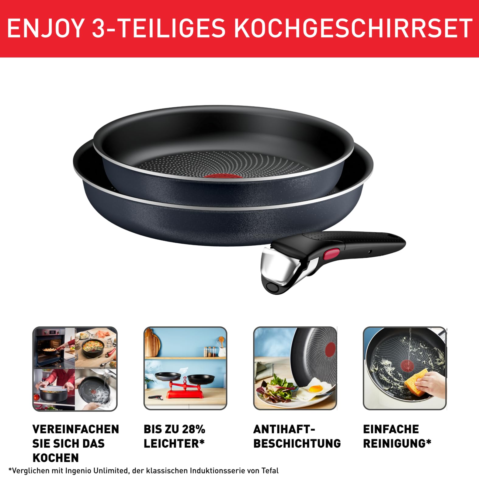 tefal-ingenio-enjoy-l72390-3-teiliges-pfannenset-24-28-cm-mit-abnehmbarem-griff- image 3