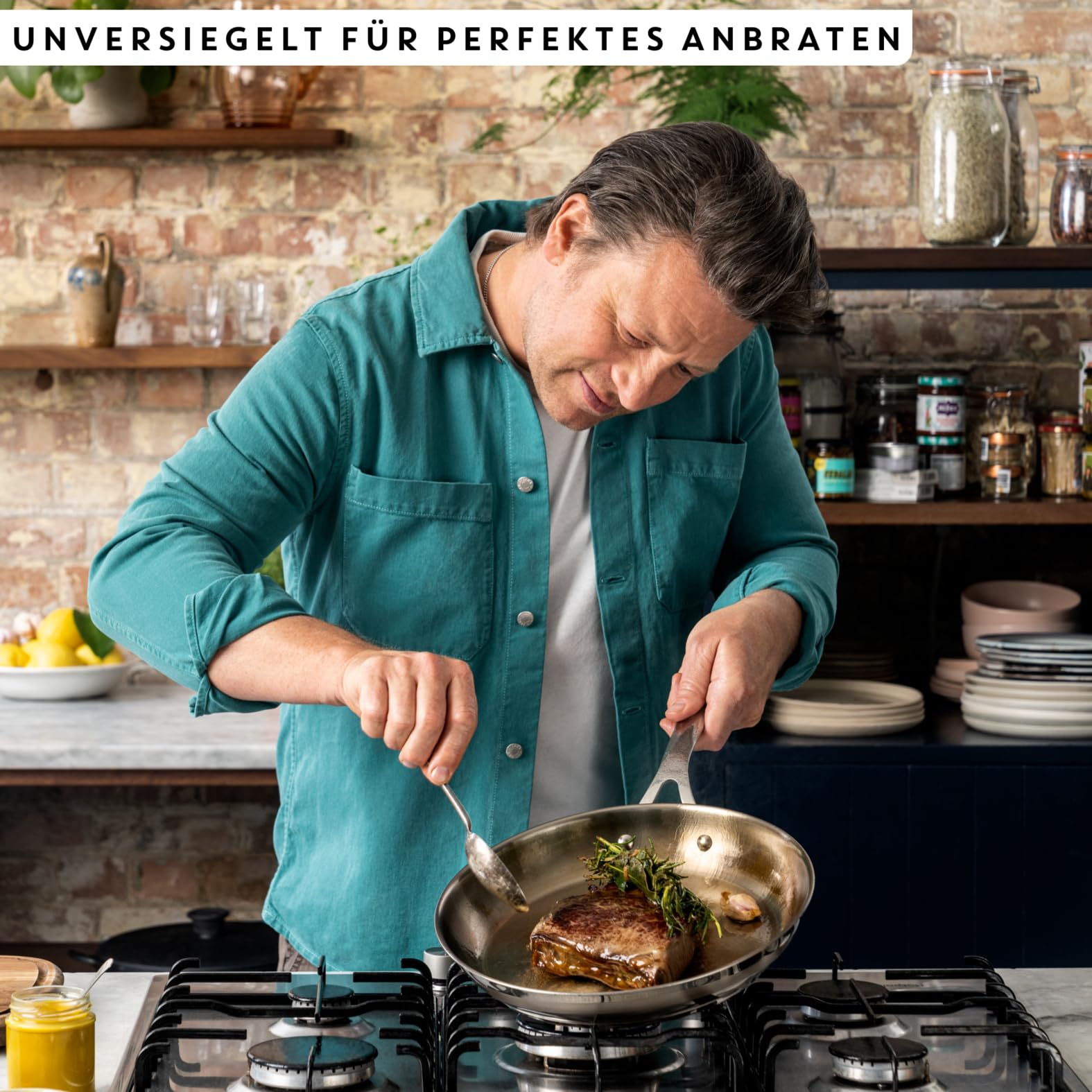 jamie-oliver-by-tefal-cook-smart-e3110655-bratpfanne-28-cm-unbeschichteter-18-10 image 2