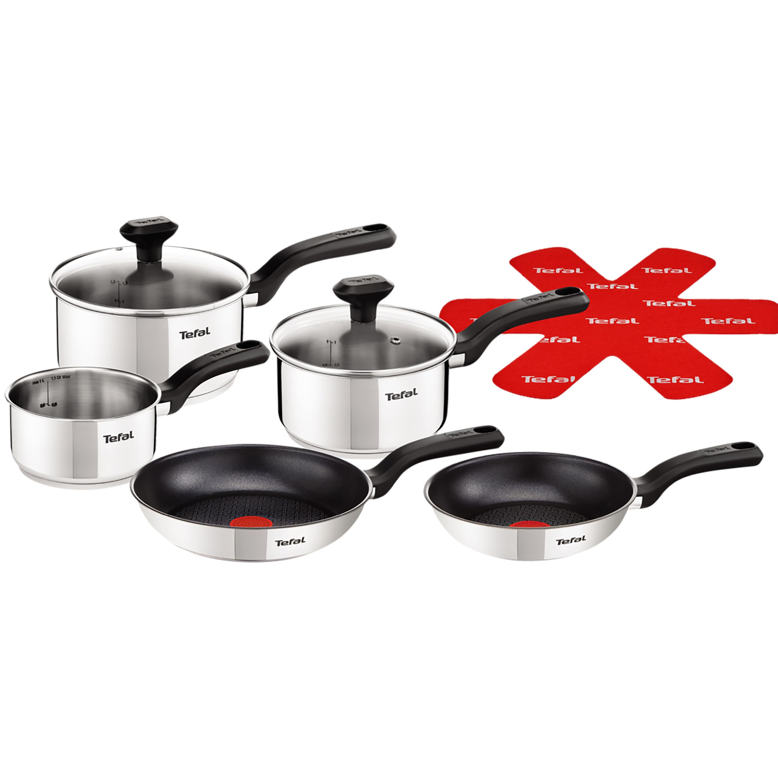 tefal-comfort-max-g726sb04-11-teiliges-kochgeschirr-set-edelstahl-mit-titan-anti image 1