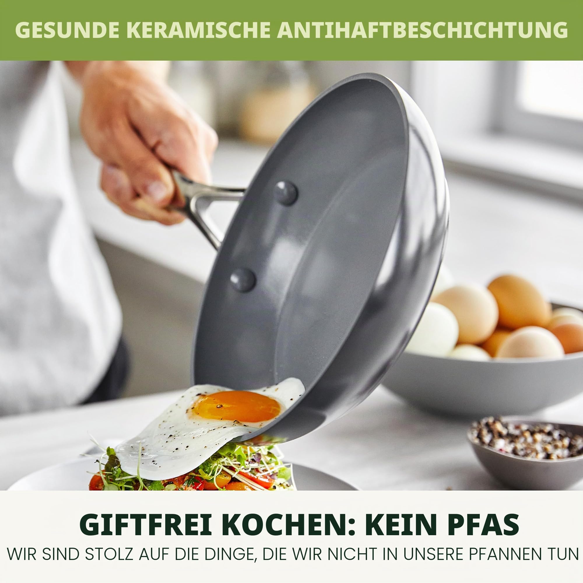greenpan-valencia-pro-11-teiliges-kochgeschirr-set-hartanodisierte-t-pfe-und-pfa image 2