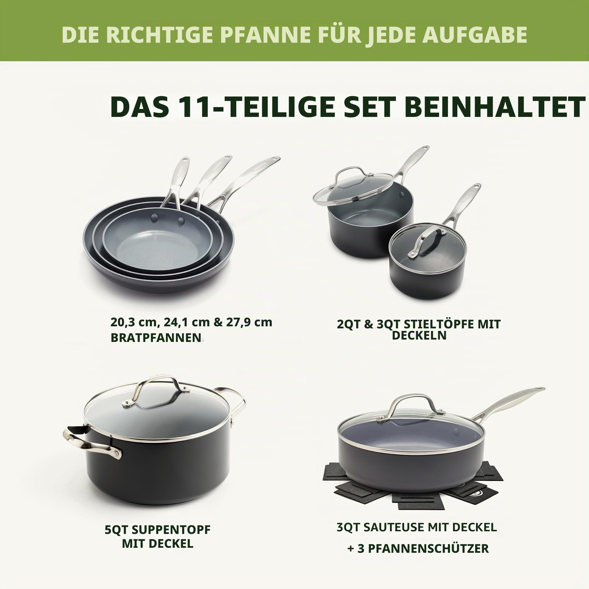 greenpan-valencia-pro-11-teiliges-kochgeschirr-set-hartanodisierte-t-pfe-und-pfa image 4