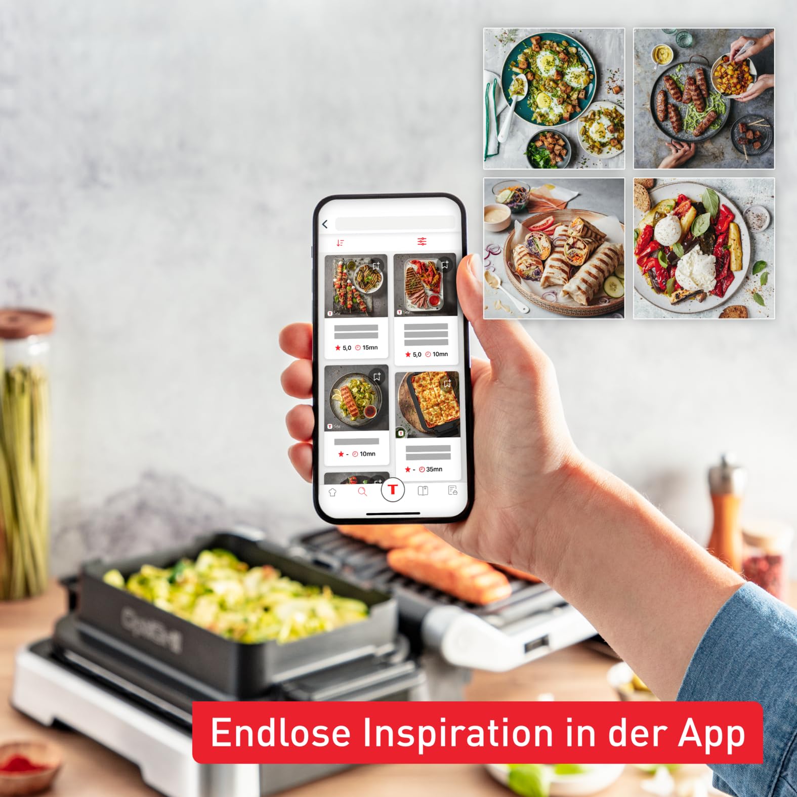 tefal-optigrill-4in1-gc776d10-intelligenter-kontaktgrill-mit-bbq-backofen-und-ko image 6