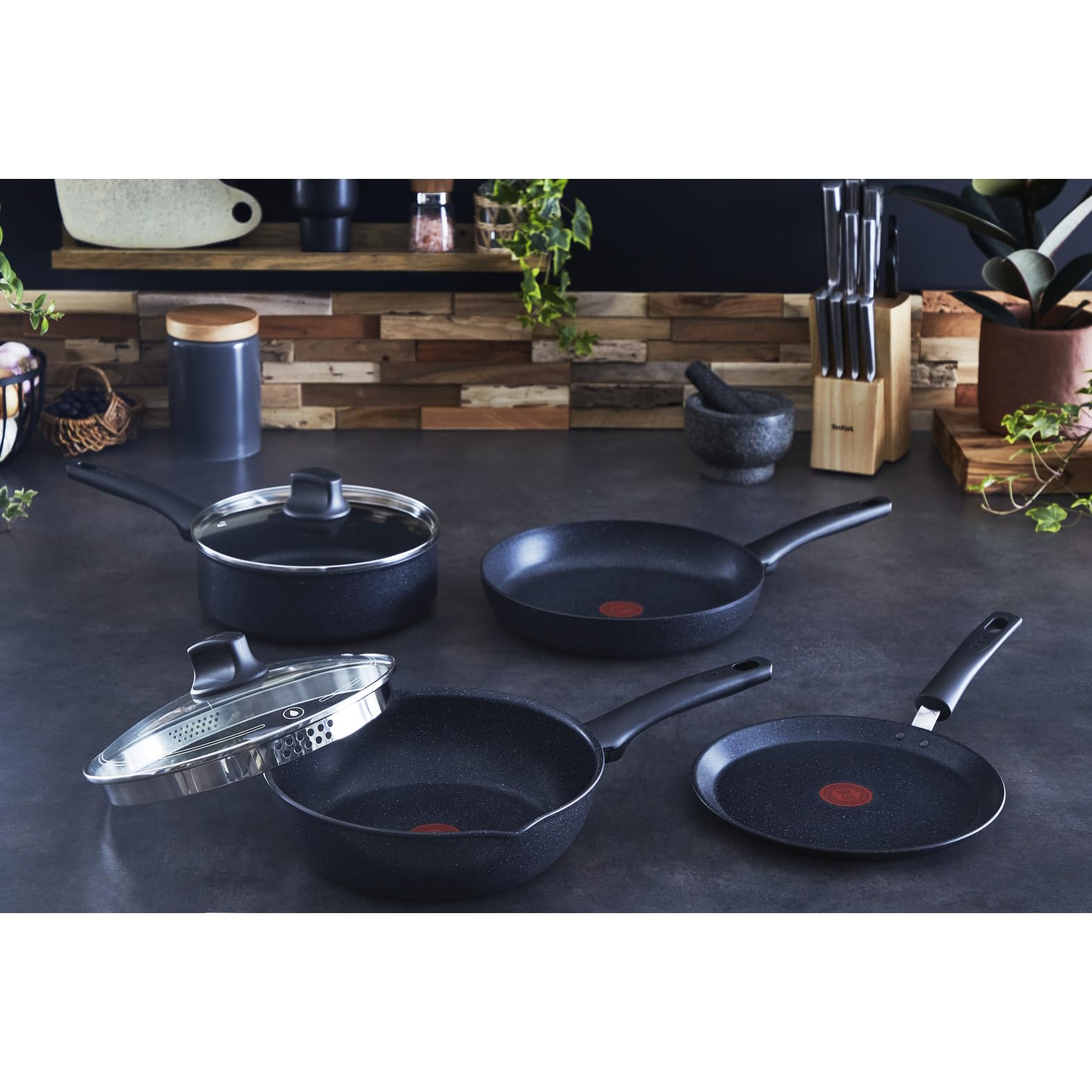 tefal-black-stone-wokpfanne-28-cm-g28119-mineralia-antihaft-thermo-signal-indukt image 4