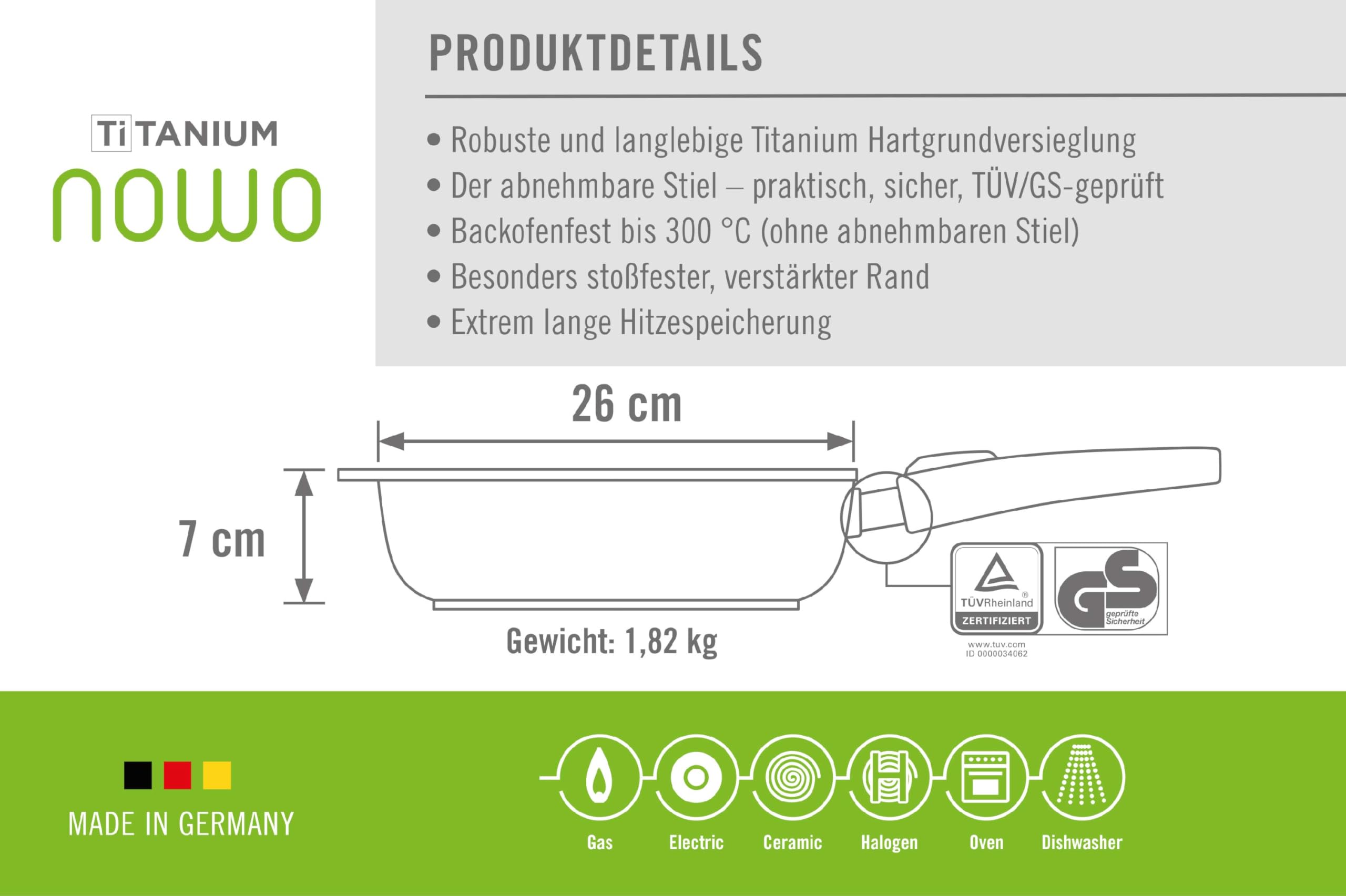 woll-nowo-titanium-hochrandpfanne-26-cm-7-cm-hoch-mit-abnehmbarem-stiel-aluminiu image 4