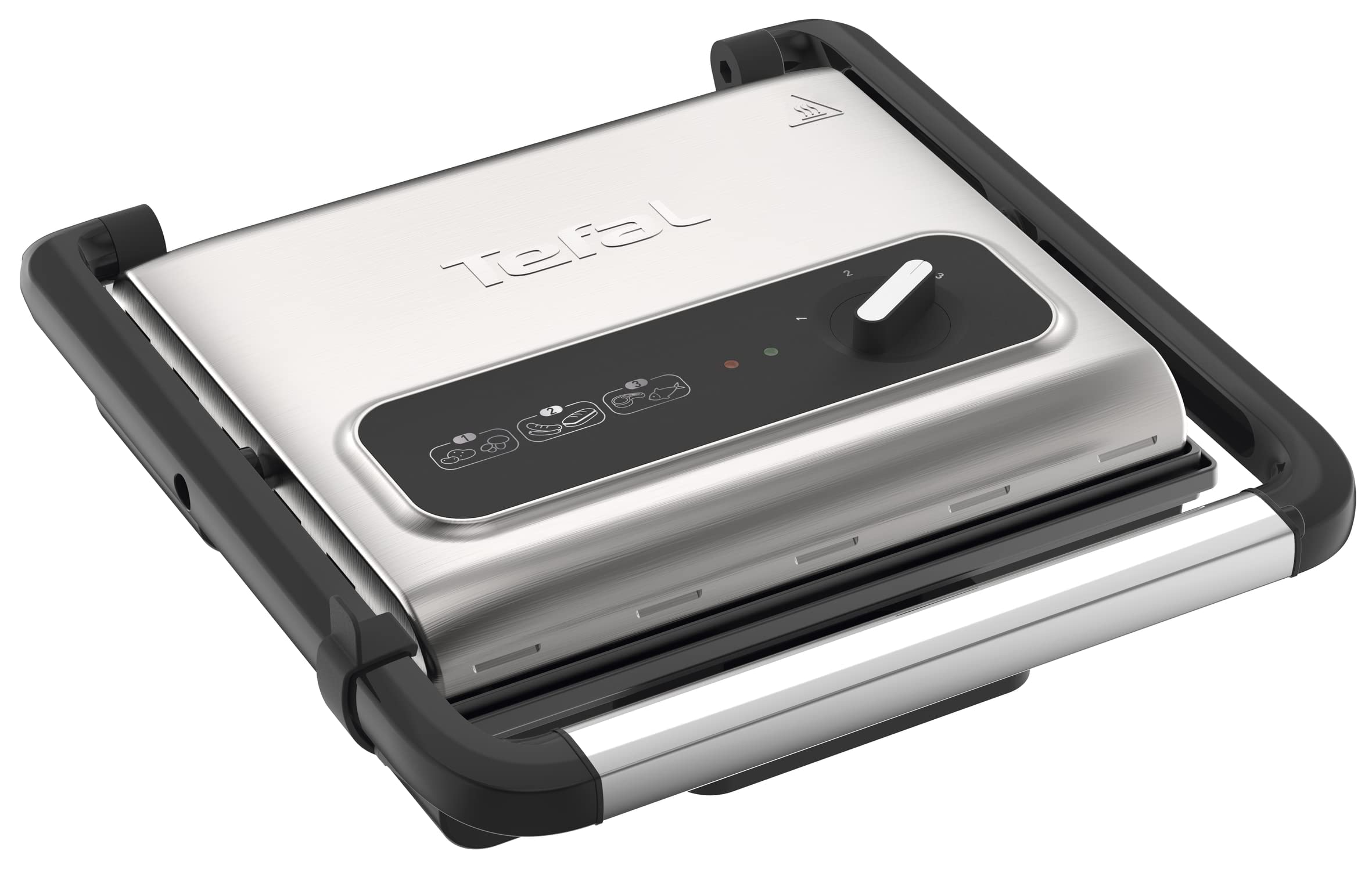 tefal-inicio-adjust-gc242d-kontaktgrill-2000-w-3-stufen-thermostat-antihaftbesch image 2