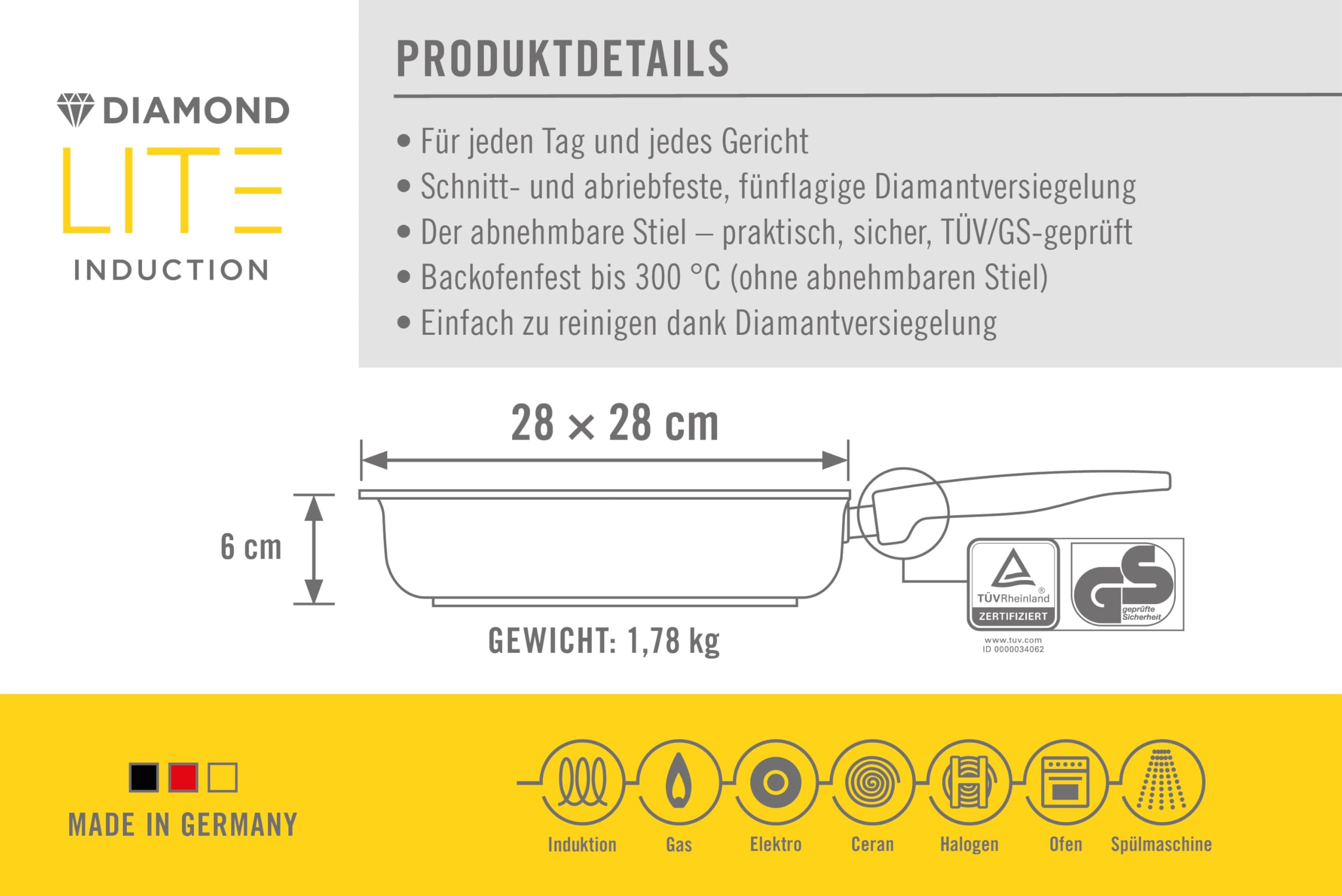 woll-diamond-lite-viereckpfanne-28x28-cm-induktiv-mit-abnehmbarem-stiel-diamant- image 5