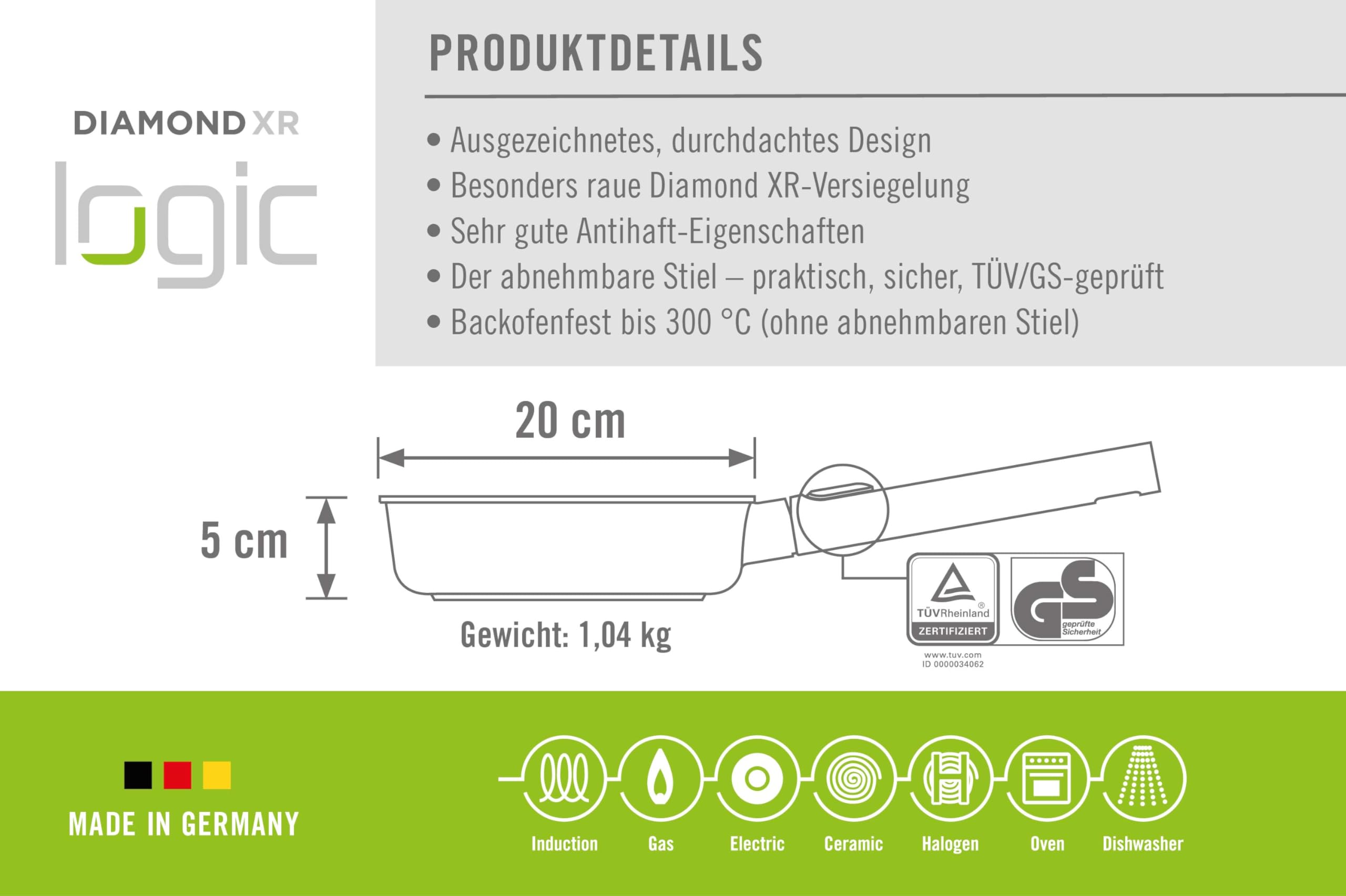 woll-diamond-logic-xr-flachpfanne-20-cm-mit-abnehmbarem-stiel-induktionsgeeignet image 4