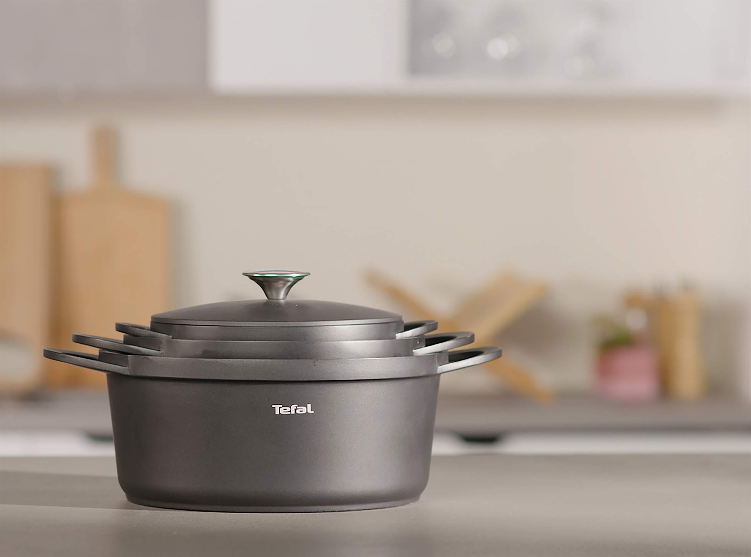 tefal-trattoria-e21846-schmortopf-24-cm-mit-gussdeckel-aluguss-br-ter-mit-titani image 5