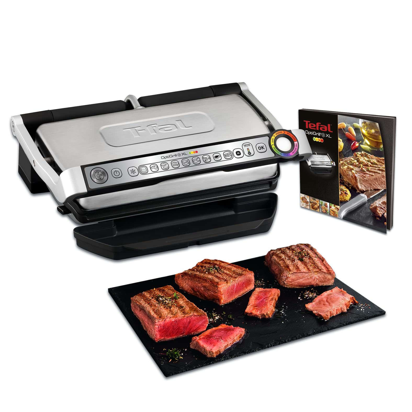 tefal-optigrill-xl-gc722d16-kontaktgrill-9-automatische-programme-garstufenanzei image 1