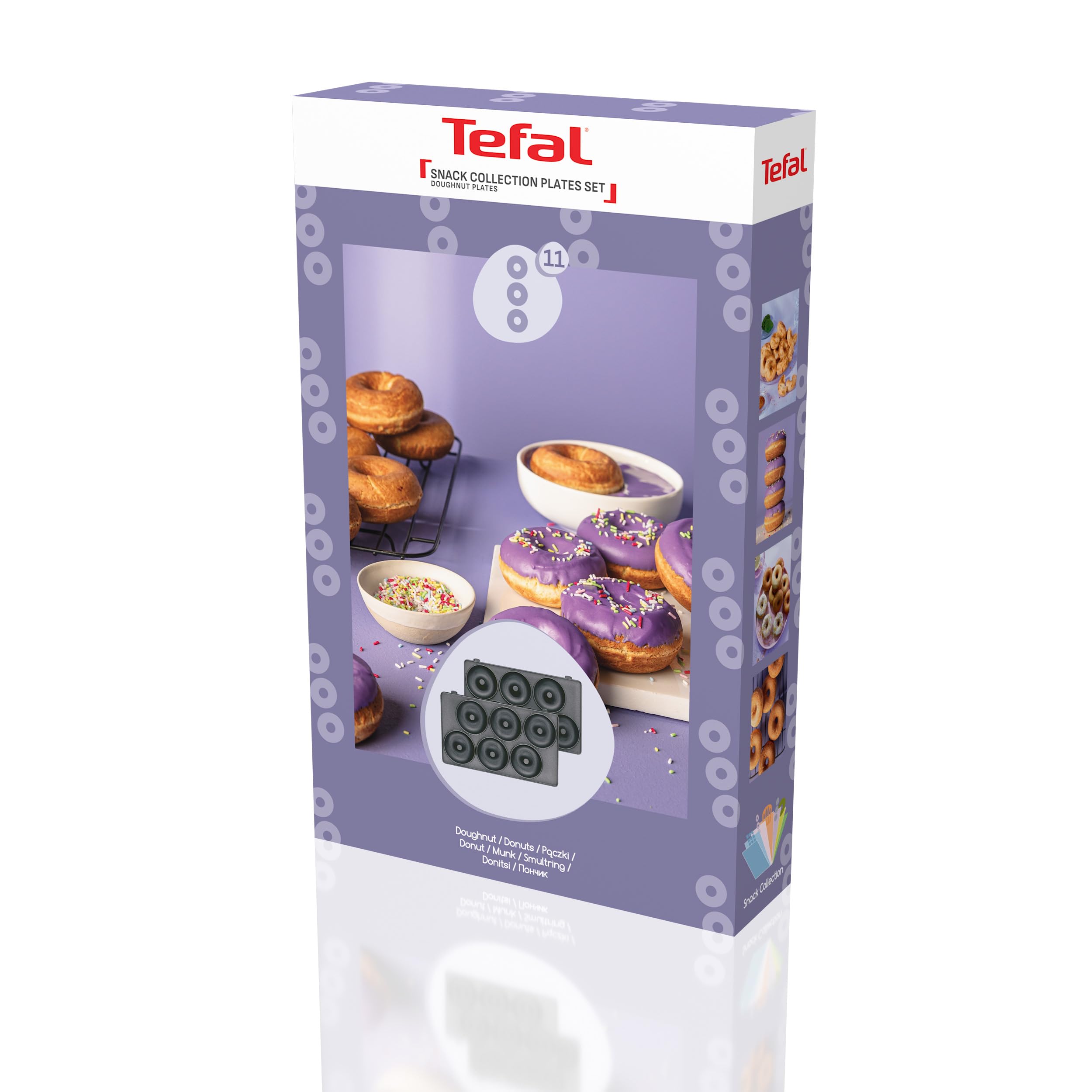 tefal-snack-collection-xa8111f0-2x-donuts-platten-sp-lmaschinengeeignet-kompatib image 1