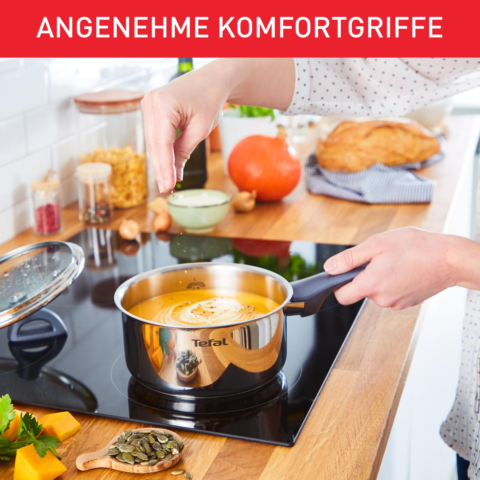 tefal-daily-cook-g713sb-11-teiliges-kochgeschirr-set-aus-edelstahl-t-pfe-pfannen image 5