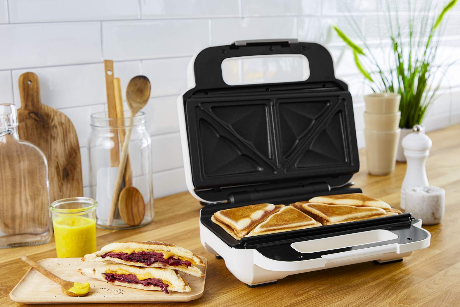 tefal-snack-xl-sw7011-sandwichmaker-waffeleisen-2-in-1-850-w-2-antihaftbeschicht image 8