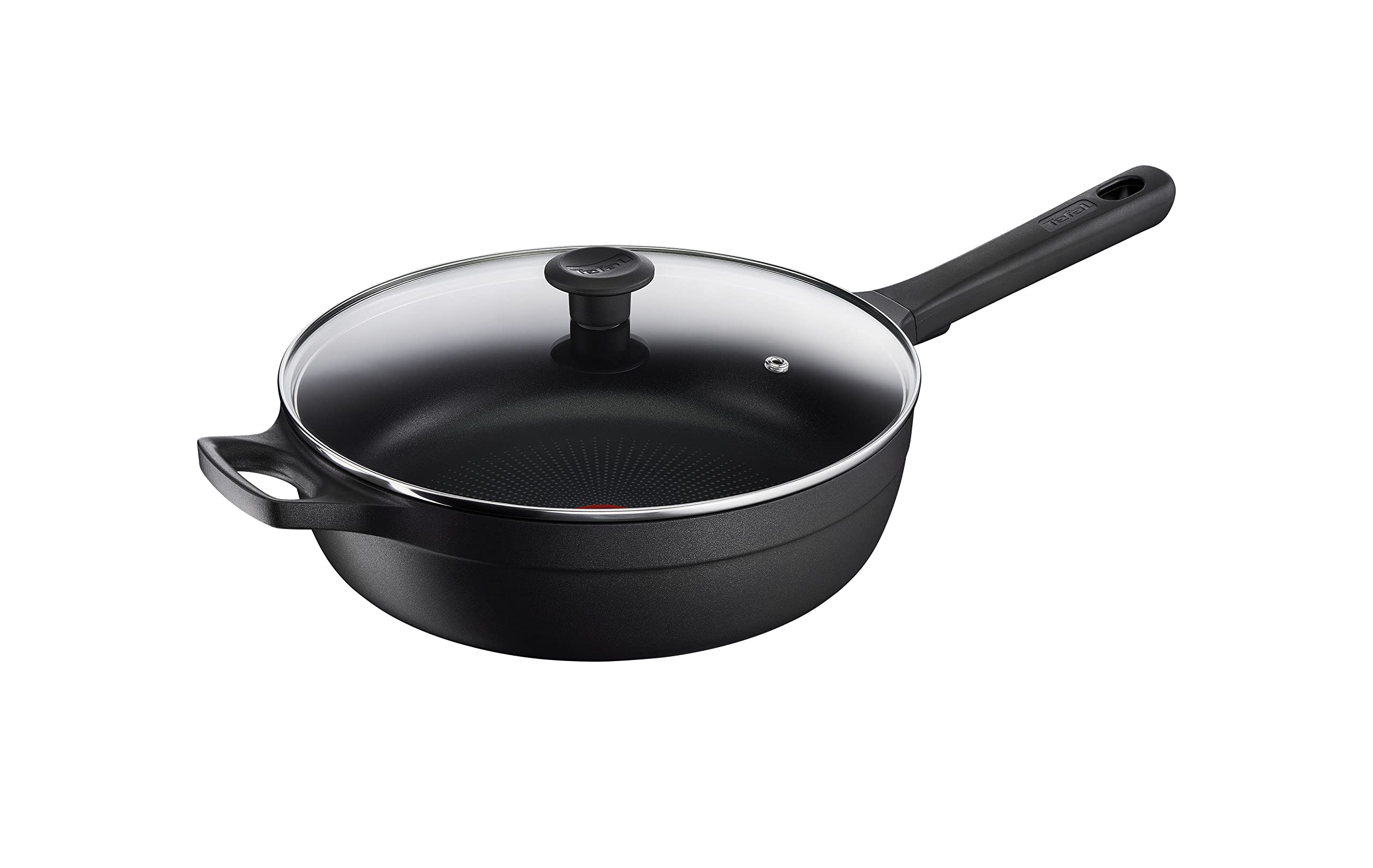 tefal-g61237-trattoria-pro-schmorpfanne-28-cm-mit-deckel-aluguss-titanium-2x-ant image 1