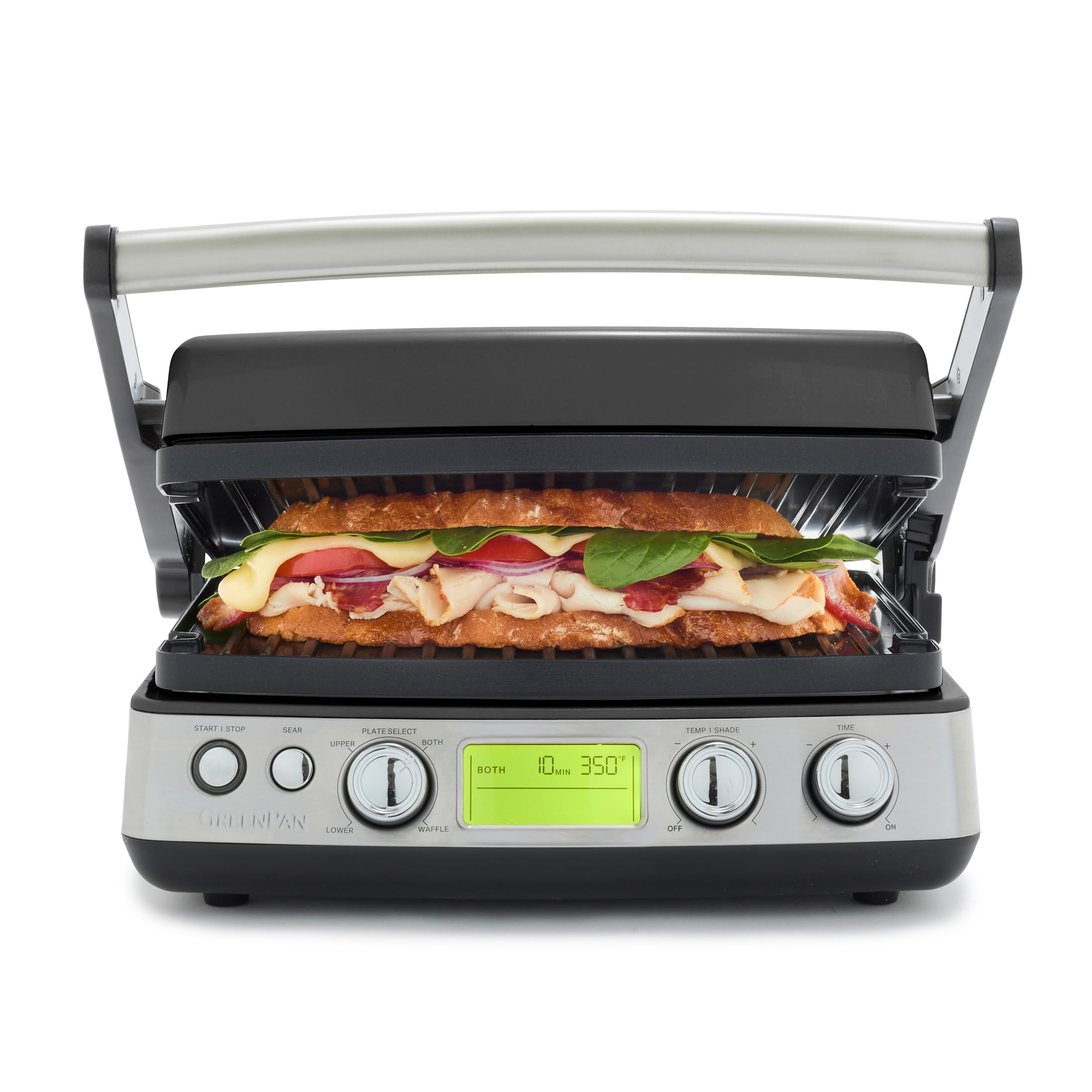 greenpan-elite-6-in-1-kontaktgrill-und-griddle-pfas-freie-thermolon-volt-keramik image 1