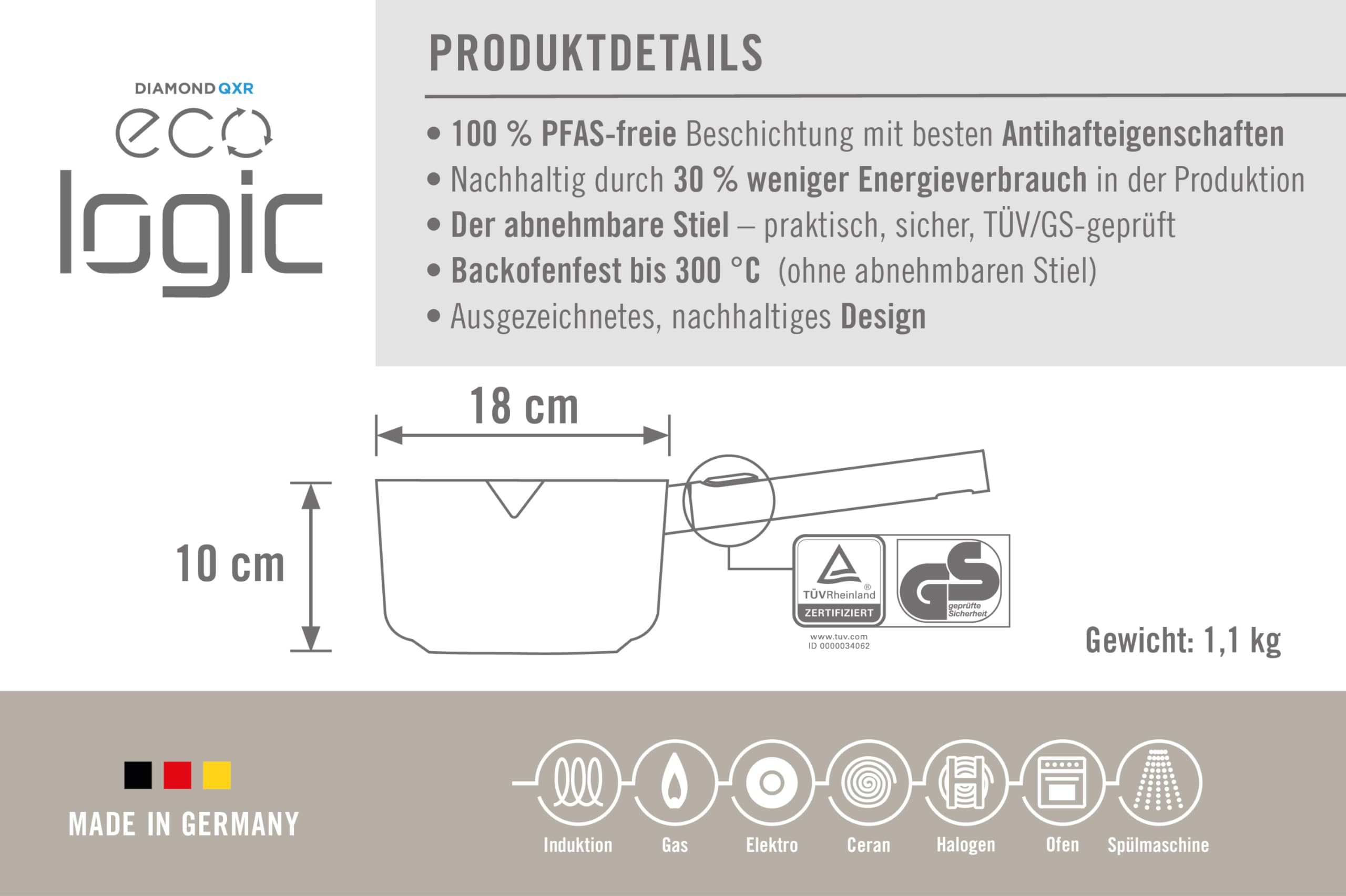 woll-eco-logic-qxr-stieltopf-18-cm-2-0-liter-mit-abnehmbarem-holzstiel-pfas-frei image 4