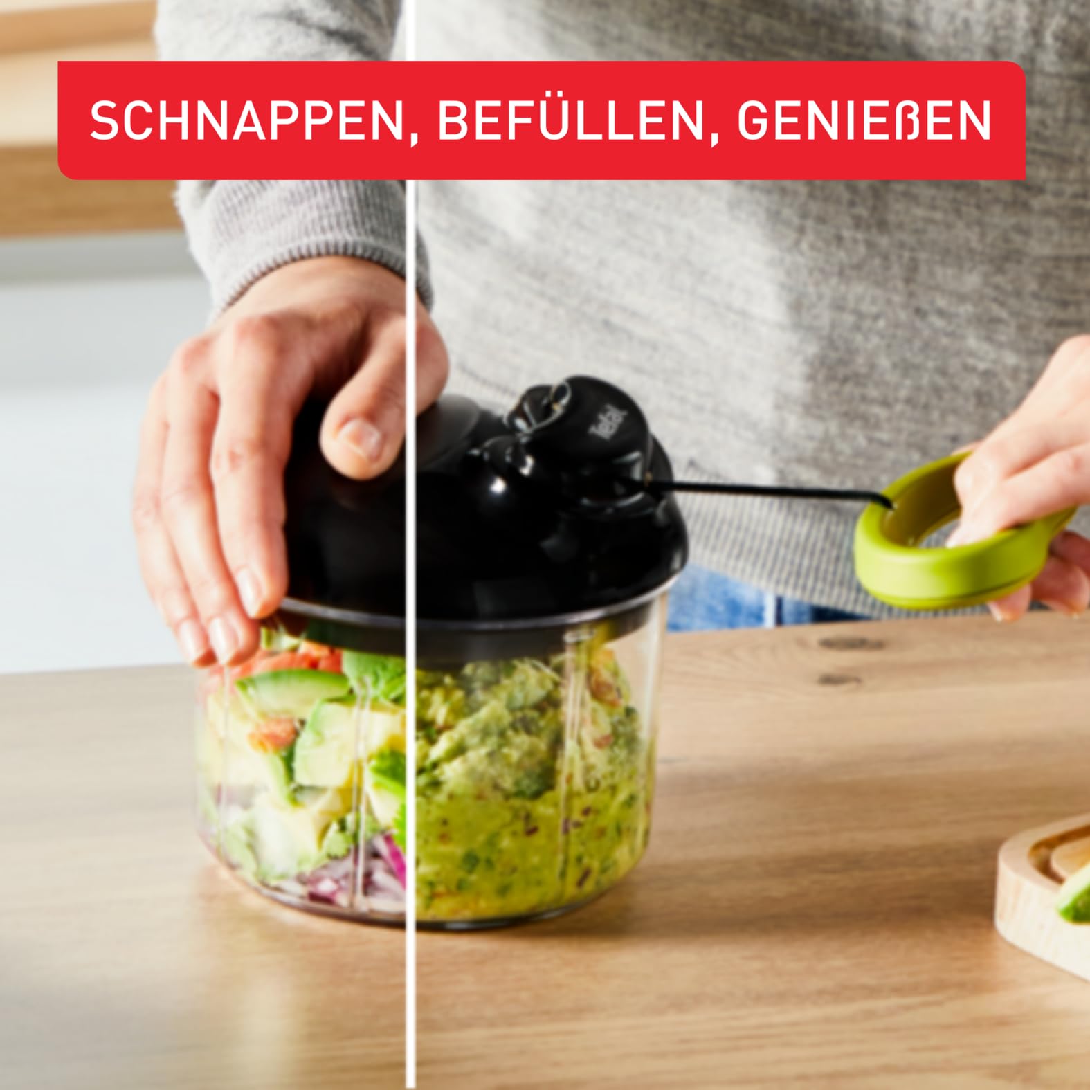 tefal-k13204-ingenio-5-sekunden-zerkleinerer-900-ml-ohne-strom-patentiertes-klin image 4
